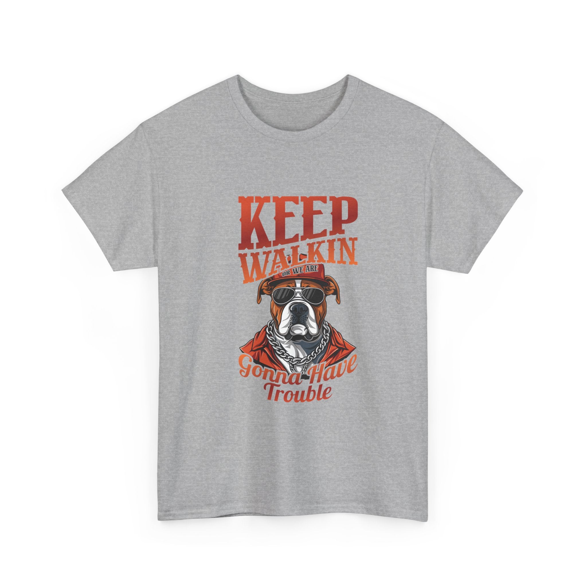 Bulldog Hip-Hop Keep Walkin' Tee