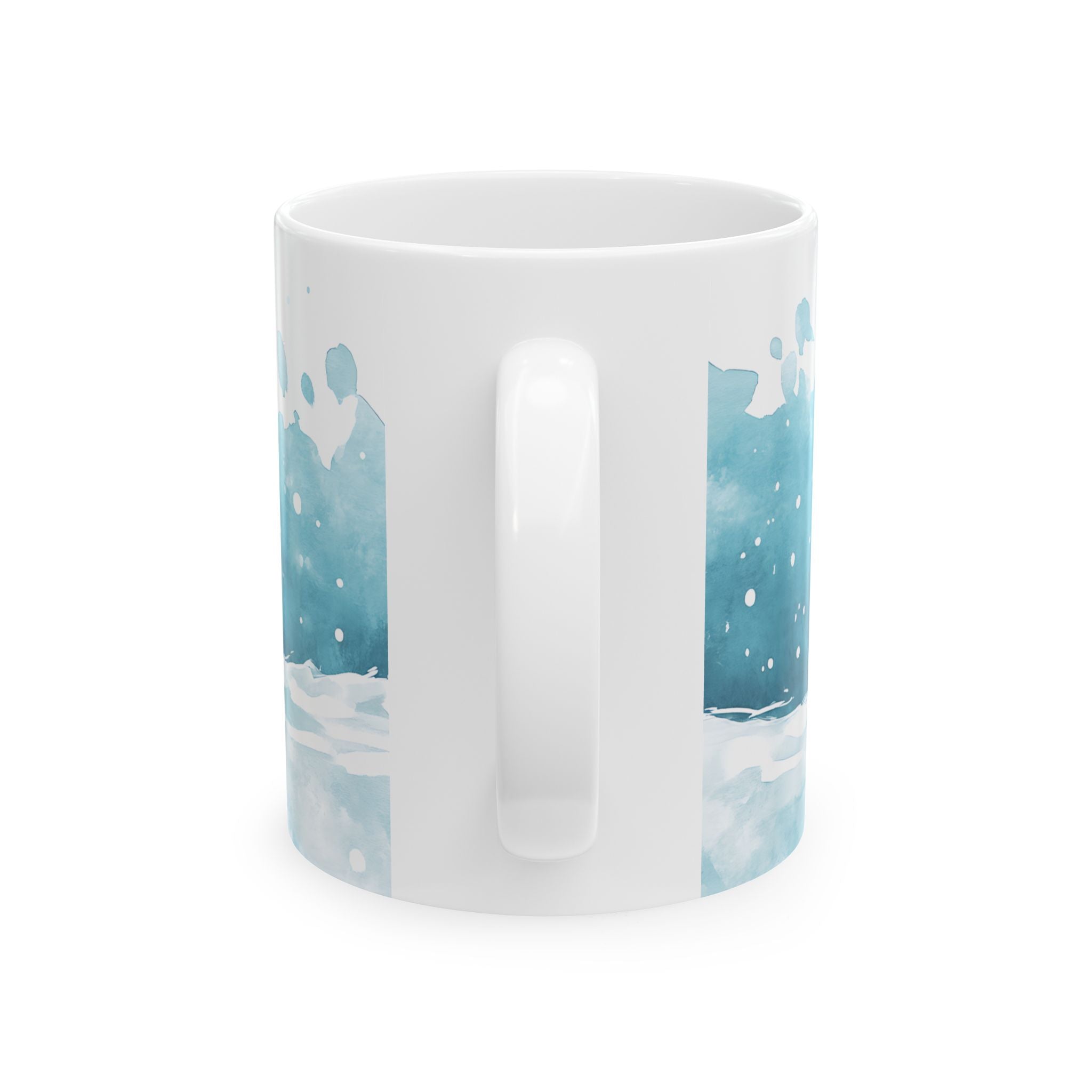 Polar Bear Santa Mug - Cute Winter Mug