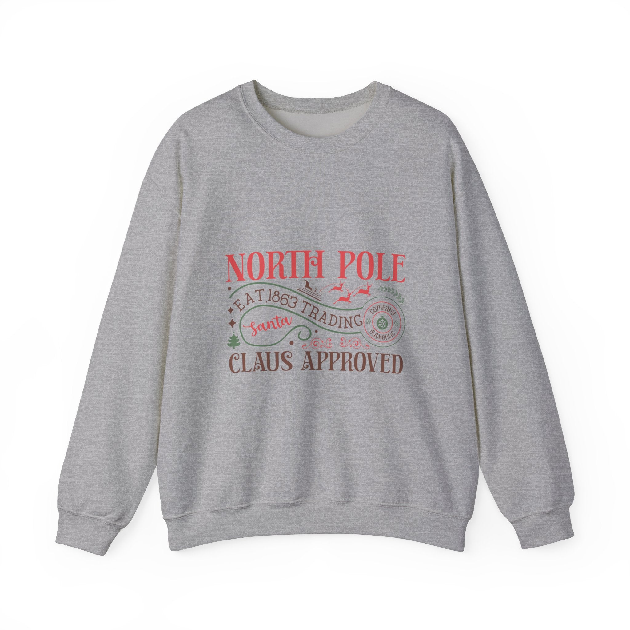 North Pole Eat.1863 Santa Claus Sweatshirt