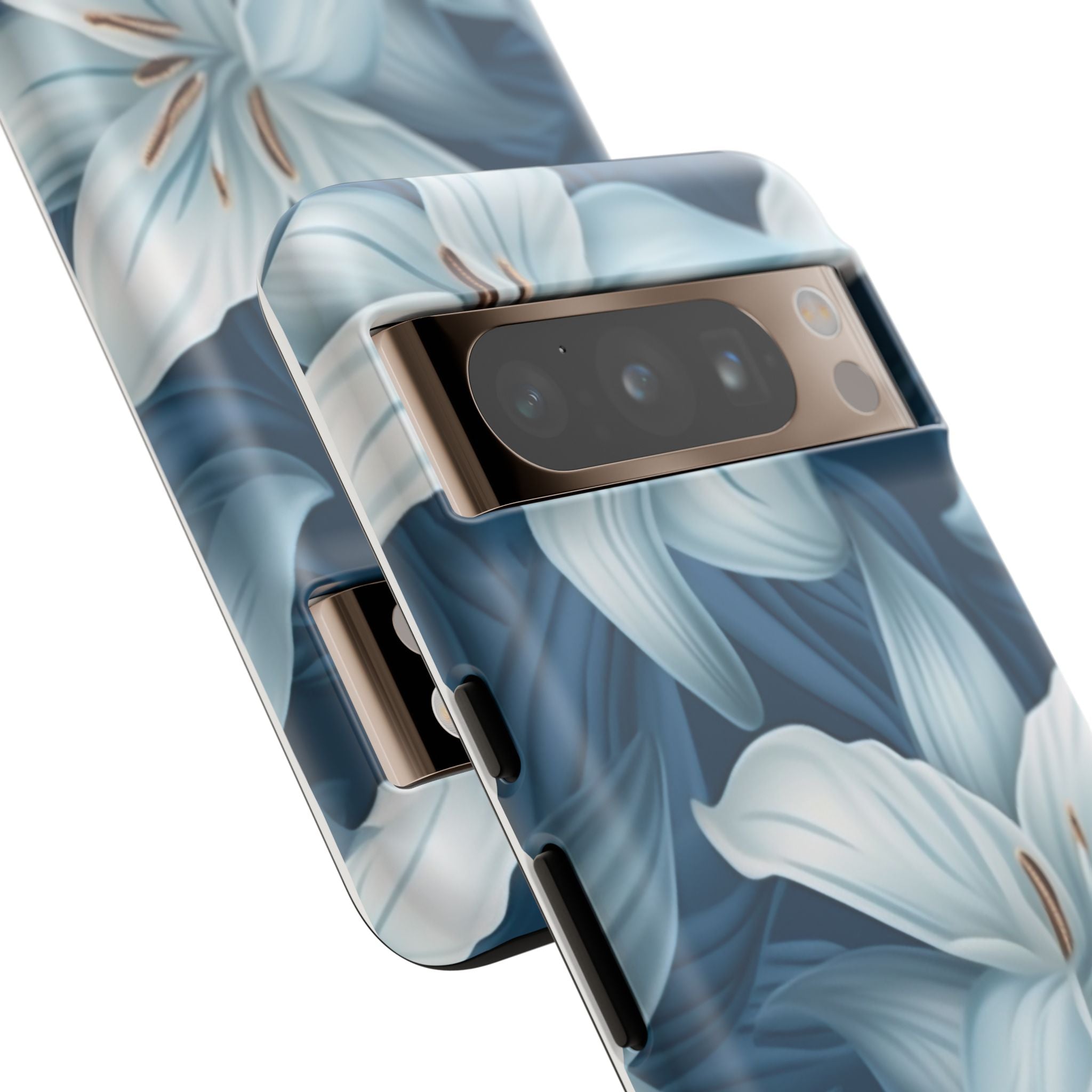 Pastel Blue Lily Google Pixel Case (All Models)