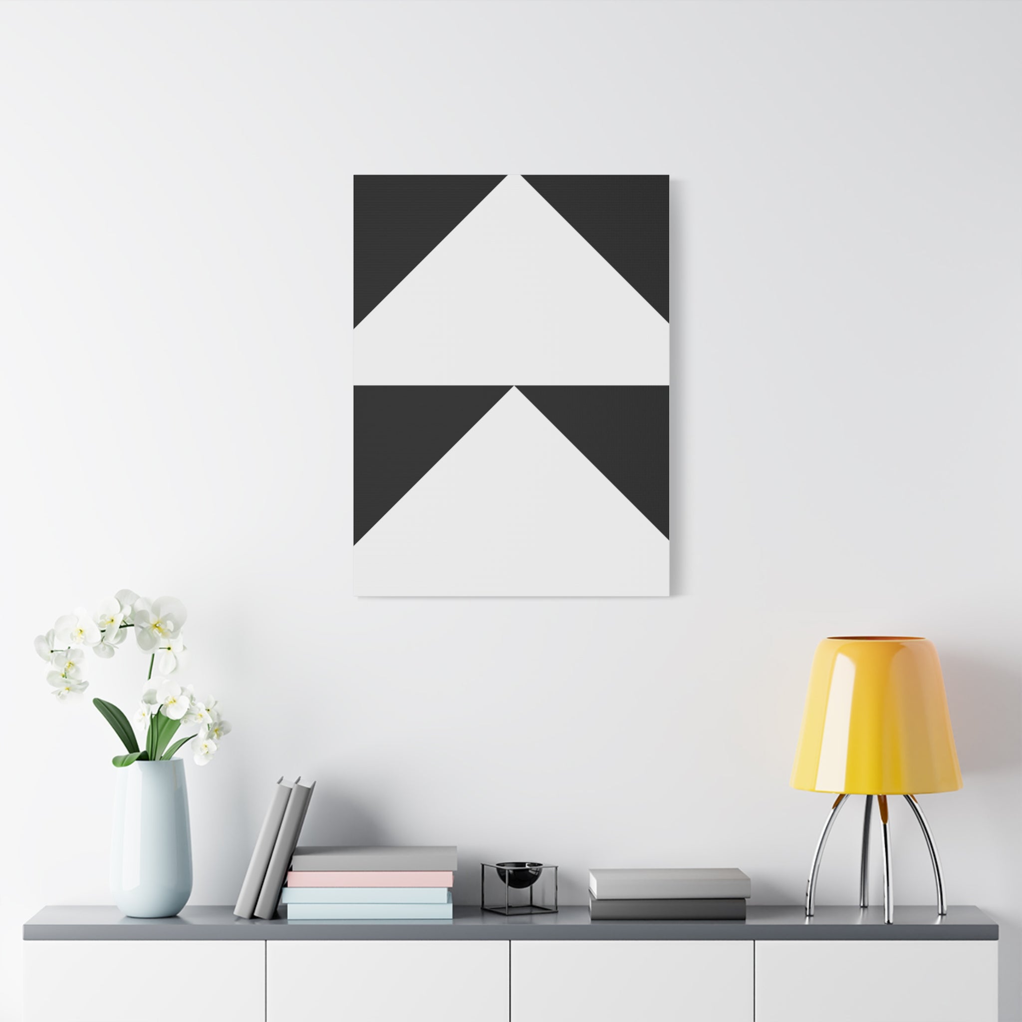 Geometric Triangle Canvas Wall Art