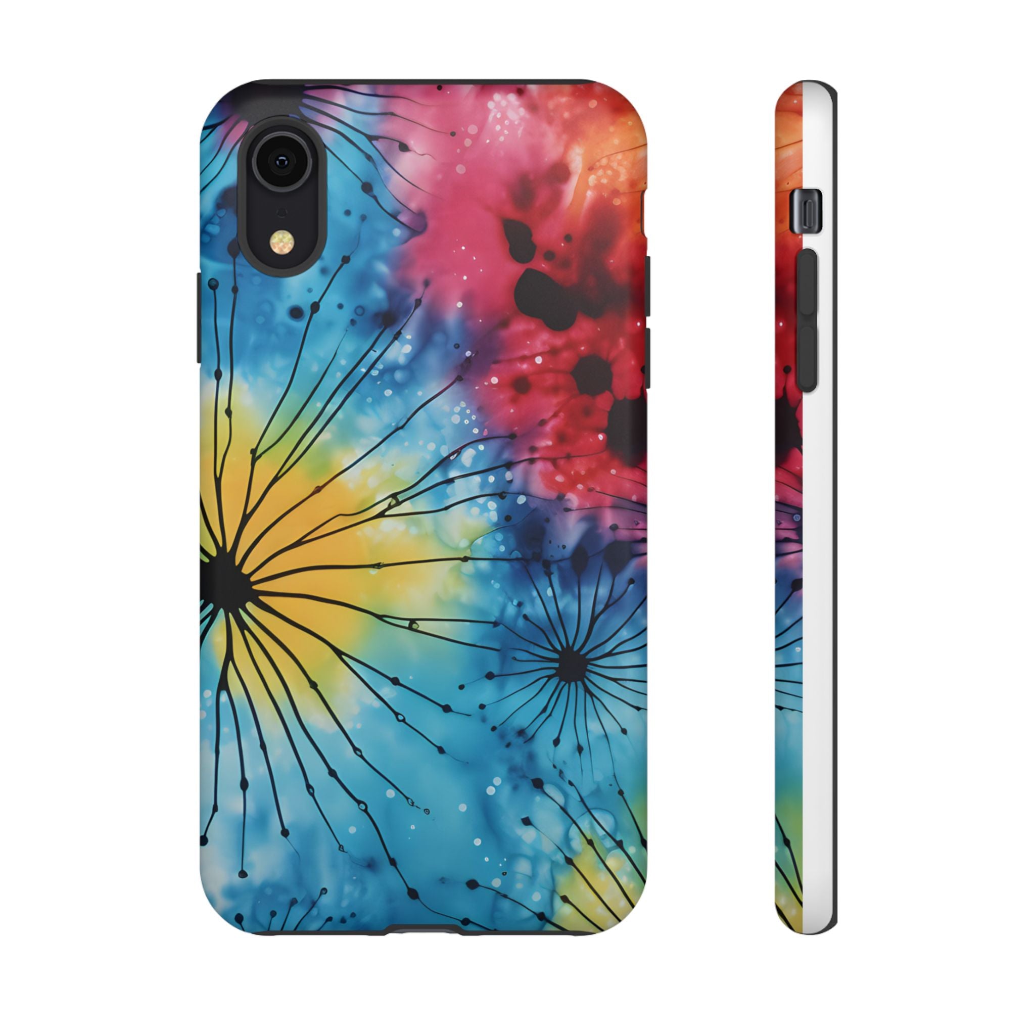 Cosmic Bloom Hexagon Stone iPhone Case