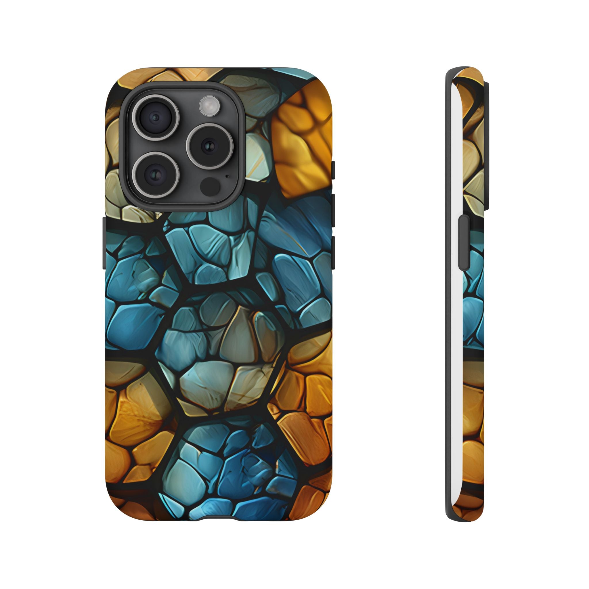 Abstract Stone Mosaic iPhone Case