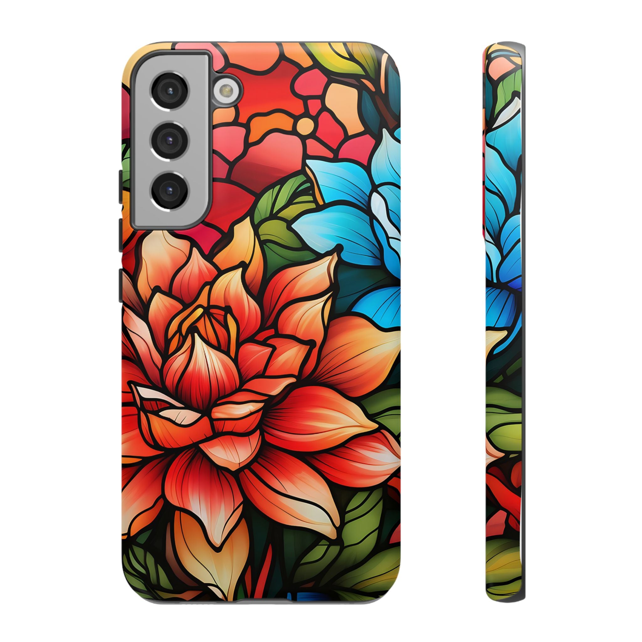 Stained Glass Floral Samsung Case