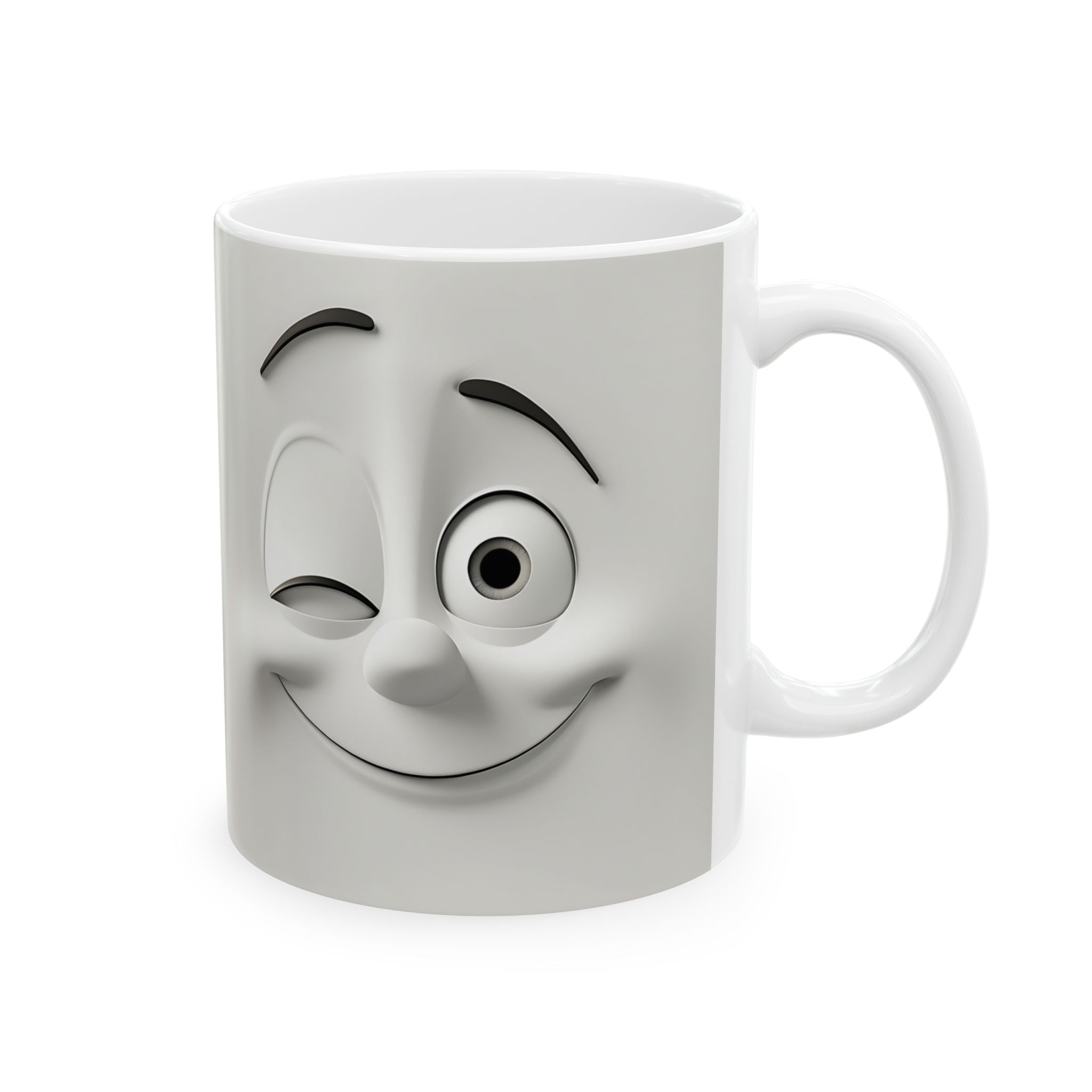 Winking Faces Cute 3D Mug