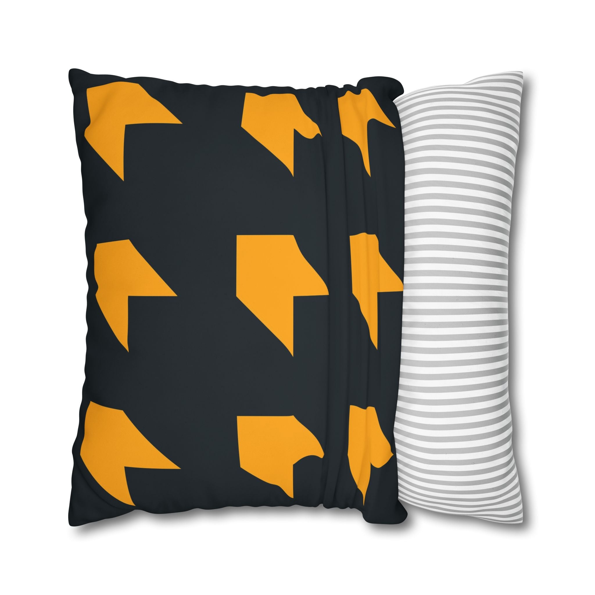 Geometric Arrow Orange Pillowcase