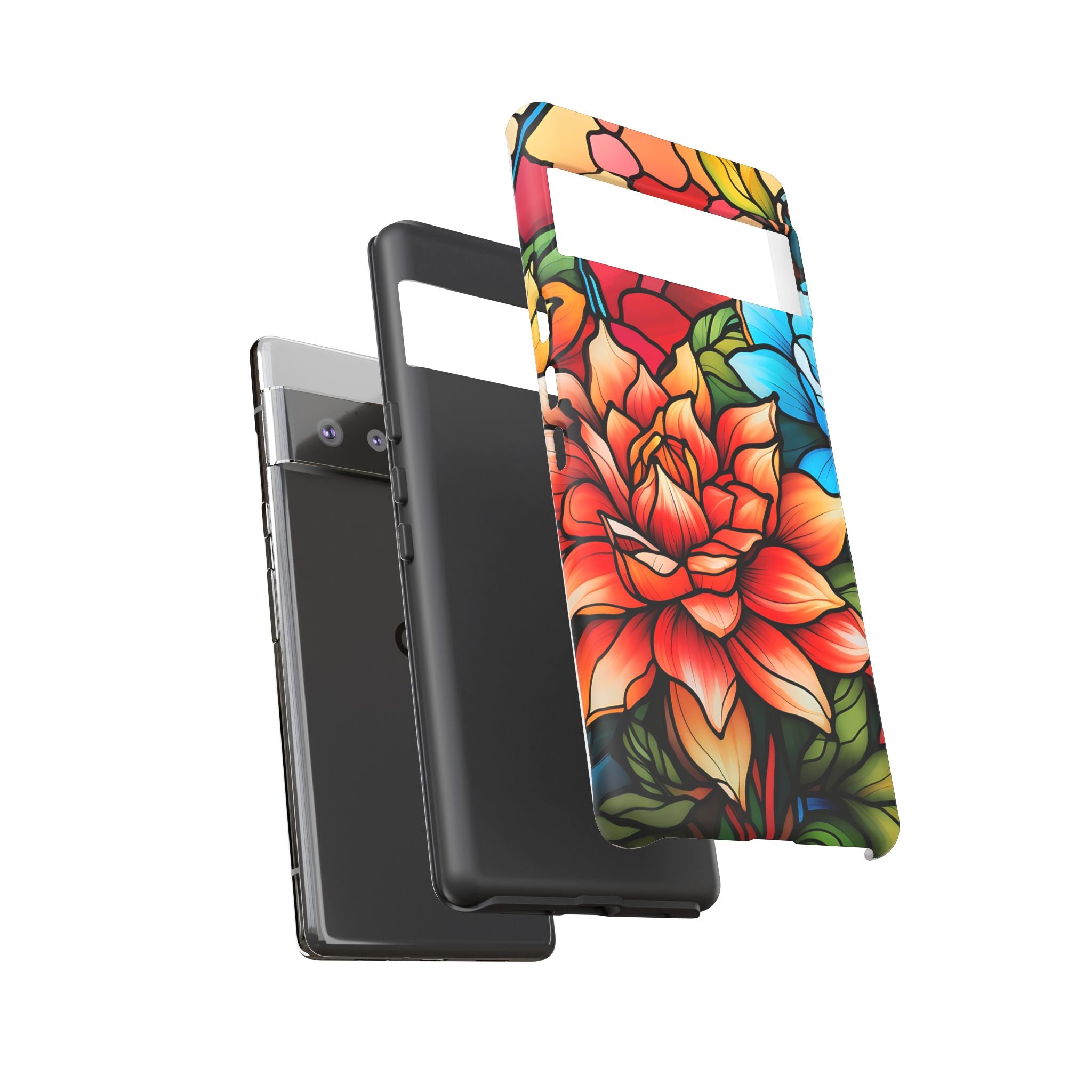 Stained Glass Floral Google Pixel Case (All Models)