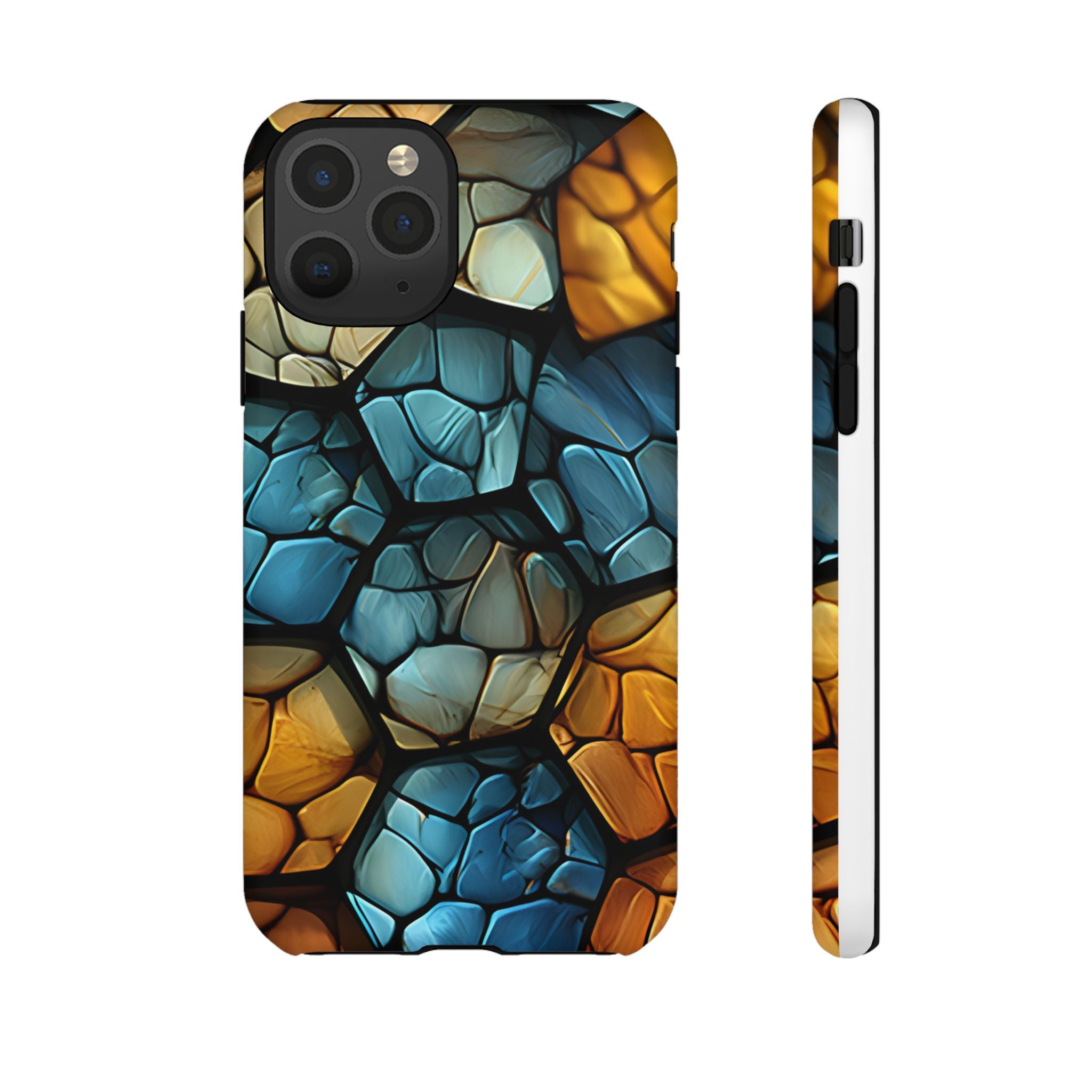 Abstract Stone Mosaic iPhone Case