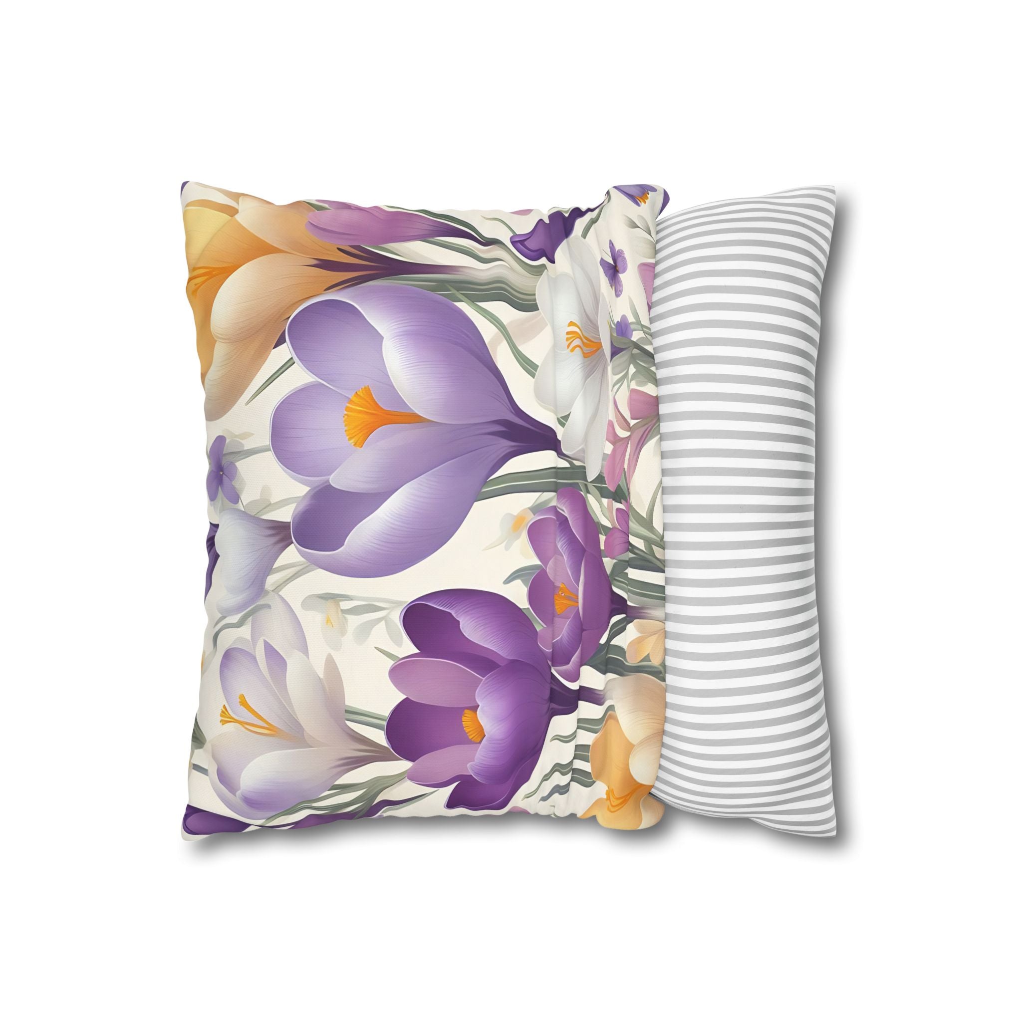 Floral Crocus Pillowcase - Botanical Bloom