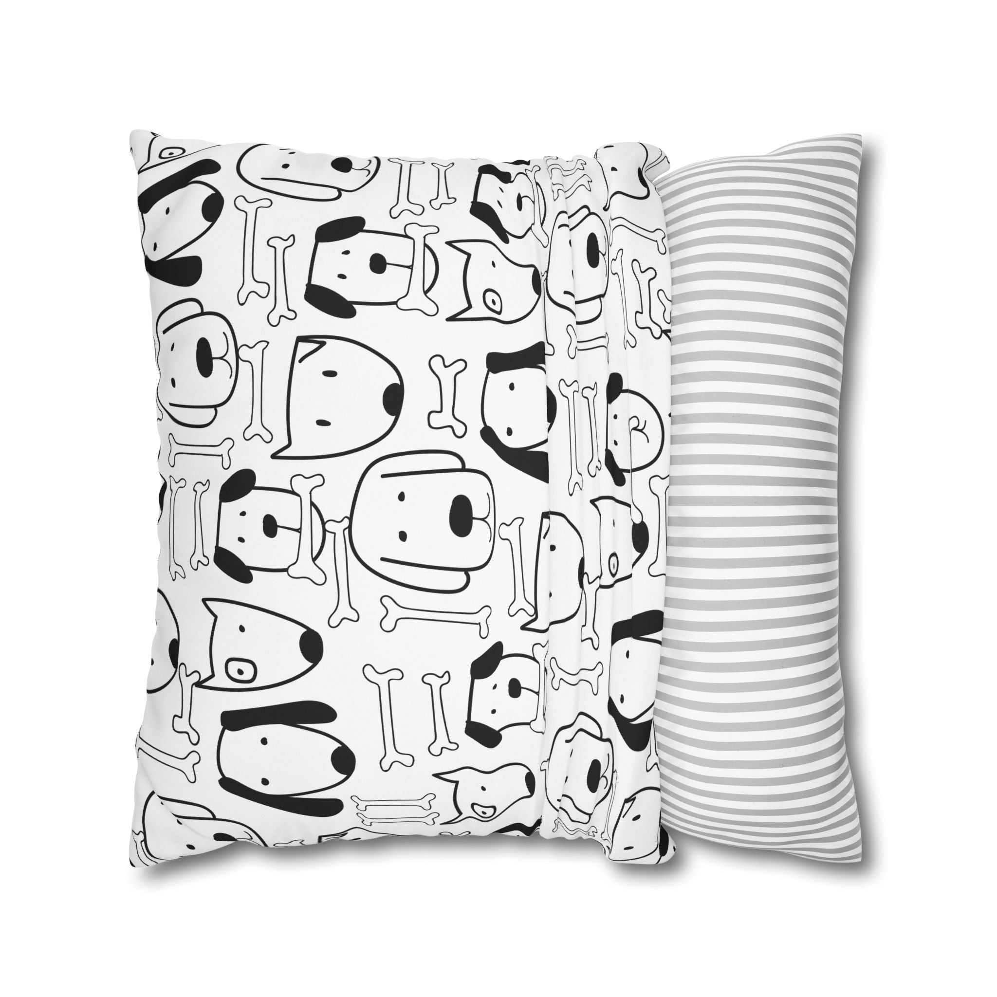 Cute Puppy Bone Pillowcase - Kids'