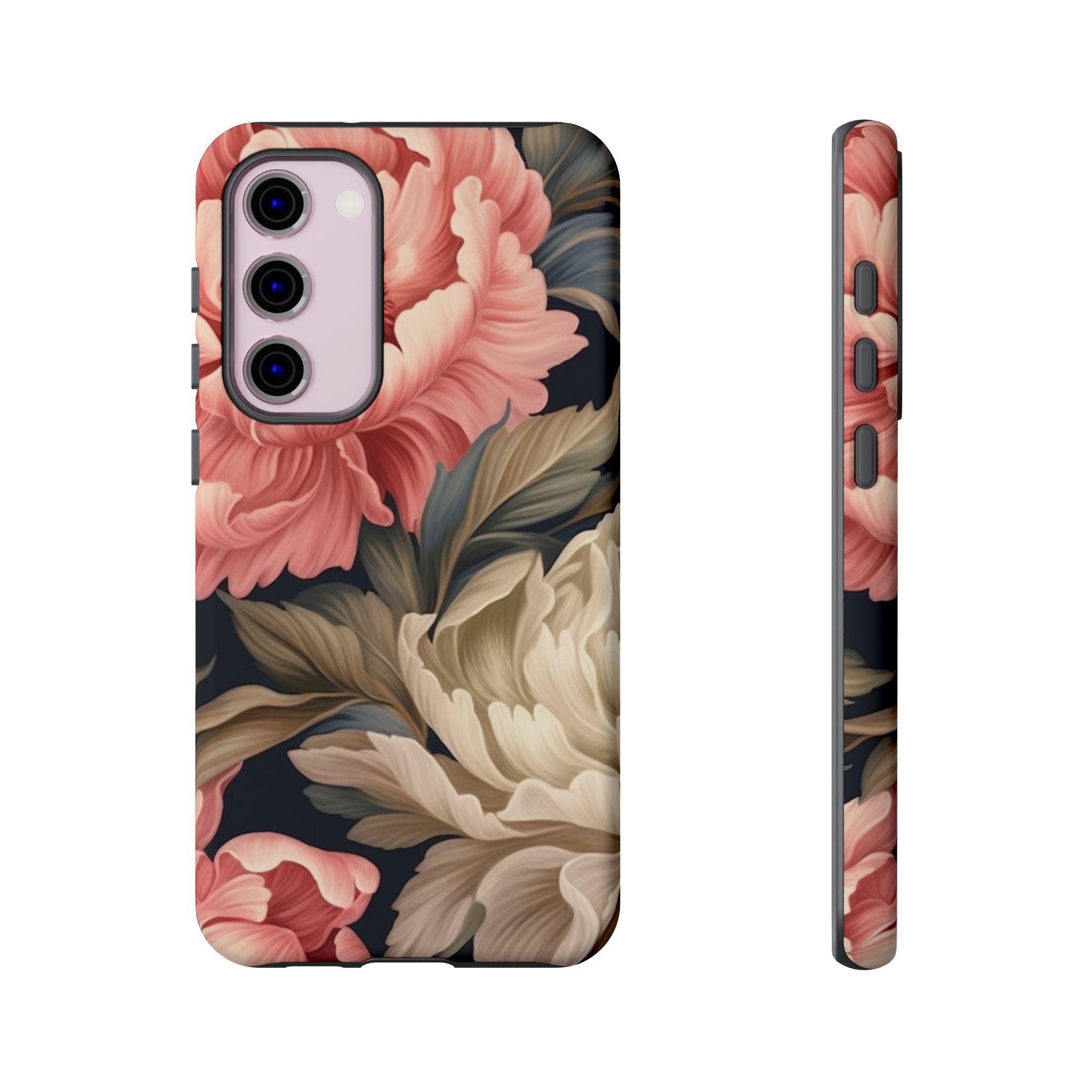 Blush Peony Floral Samsung Phone Case