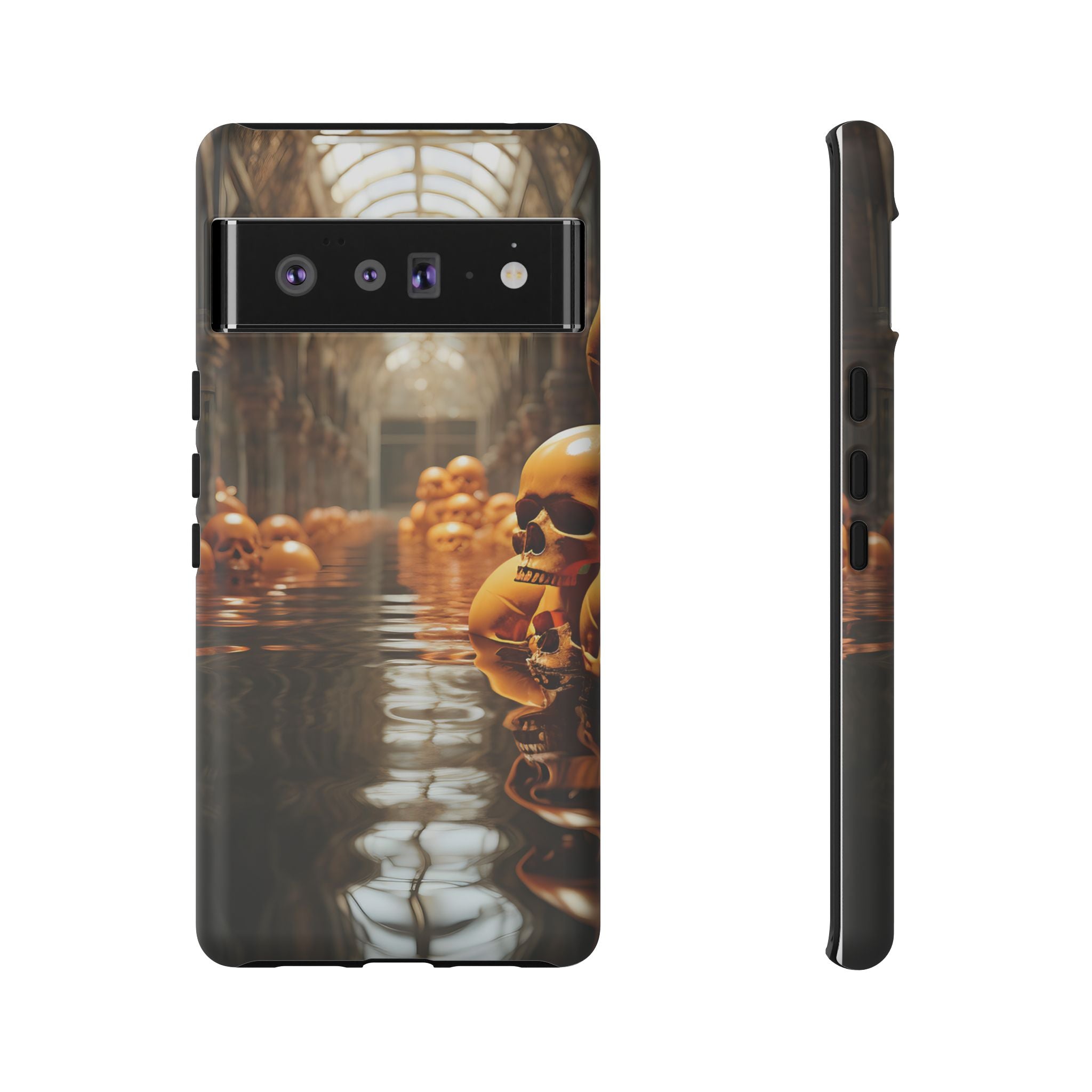 Gothic Skull Water Google Pixel Case (All Models)