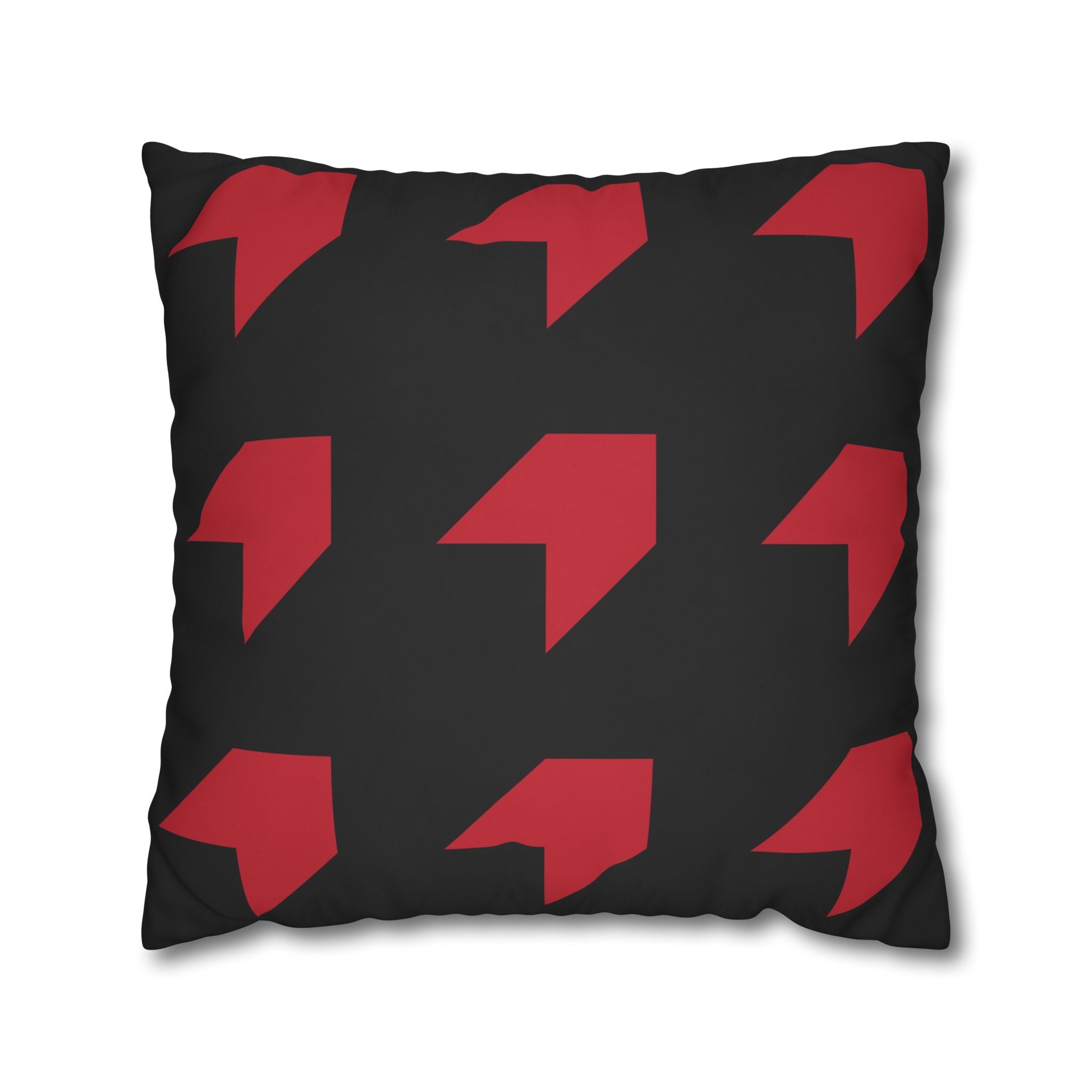 Geometric Arrow Red Pillowcase