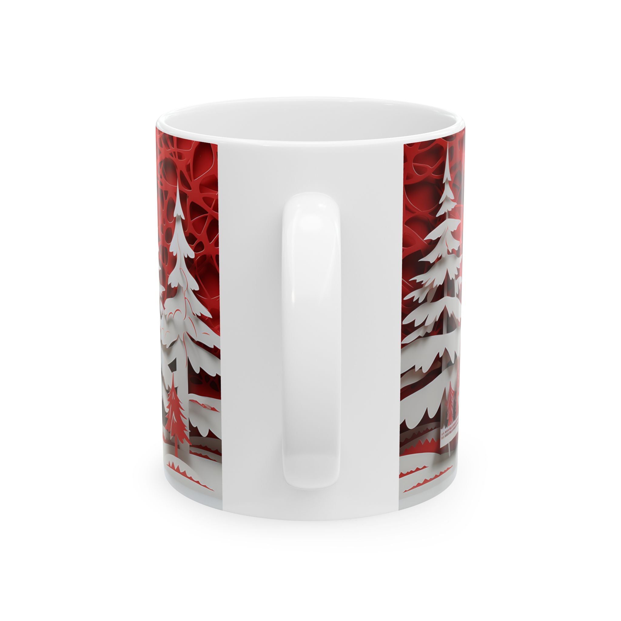 Winter Wonderland Paper Cut Mug