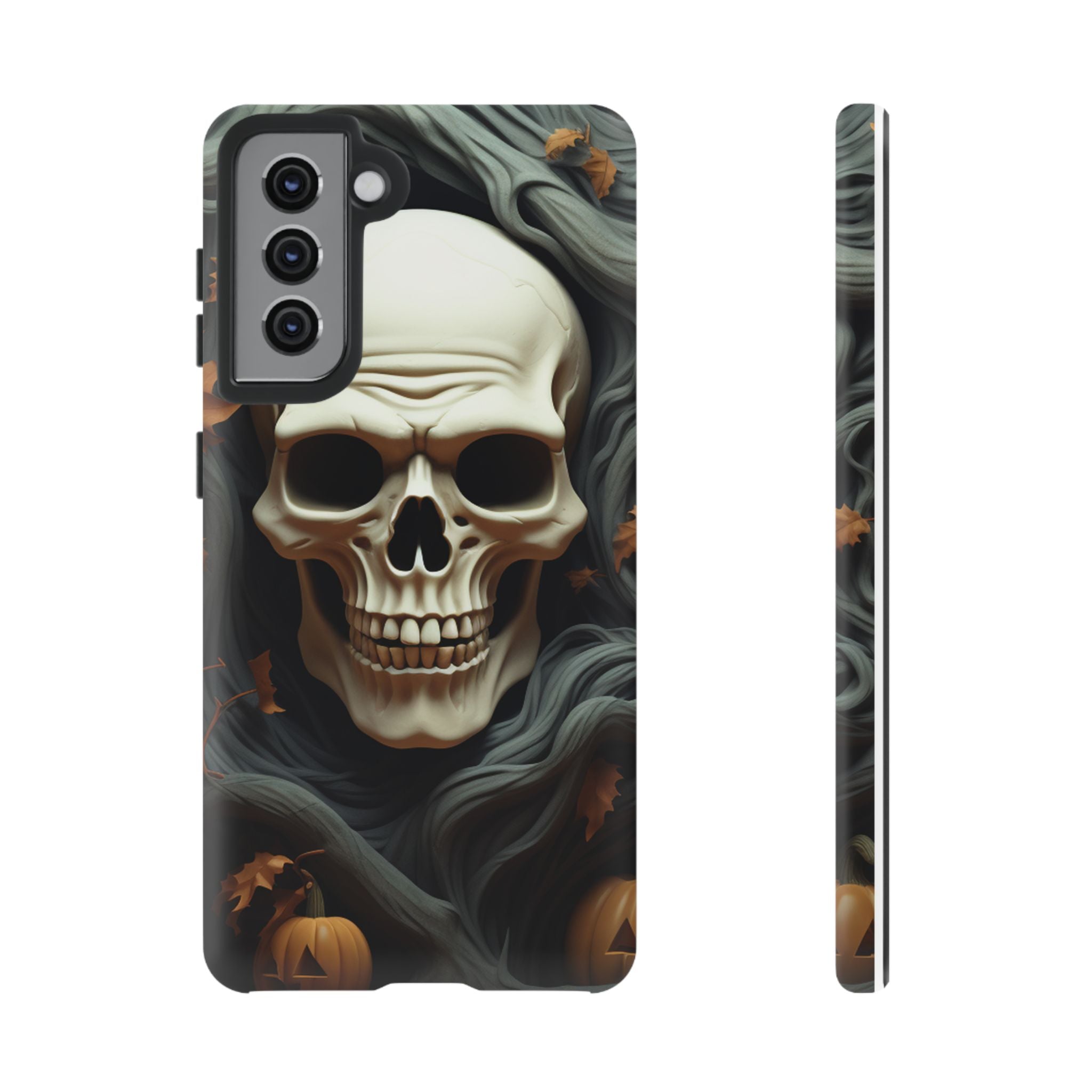 Spooky Skull Samsung Case: Halloween Edition