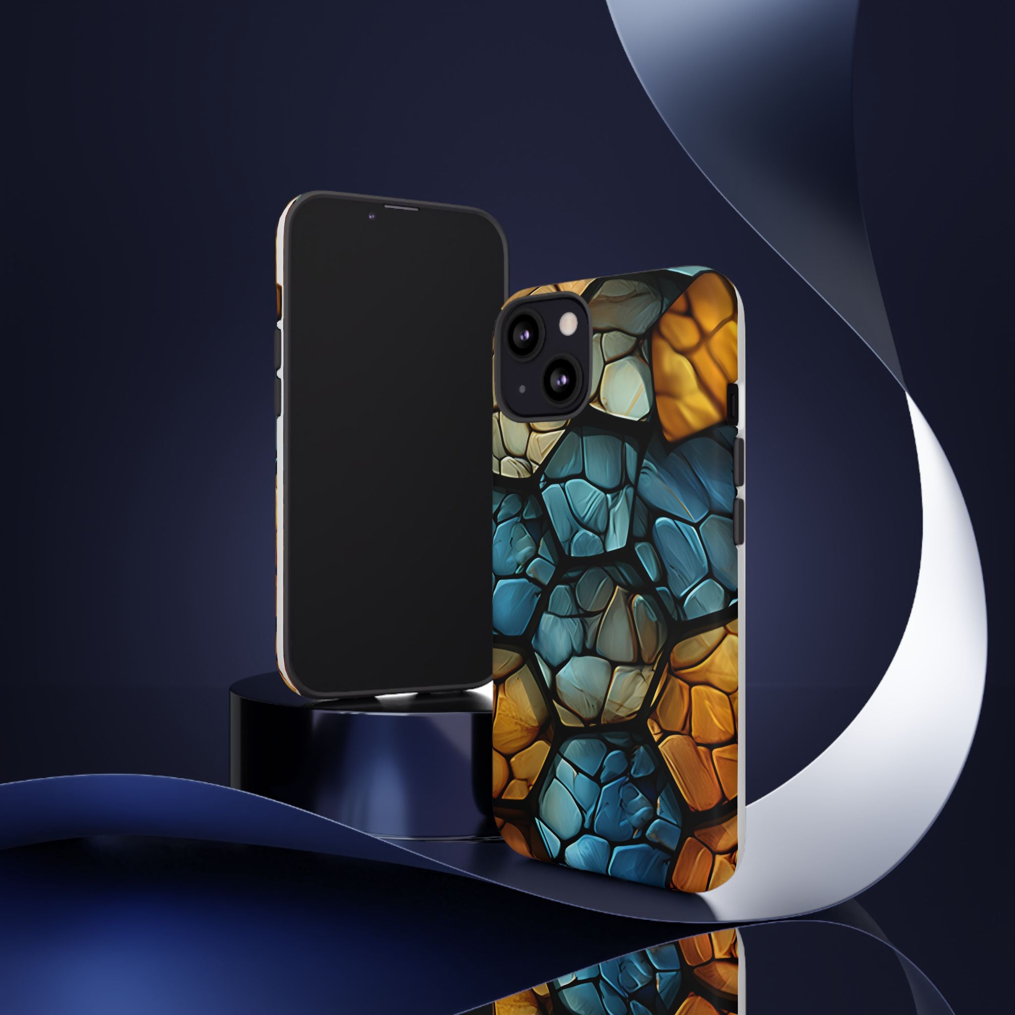 Abstract Stone Mosaic iPhone Case