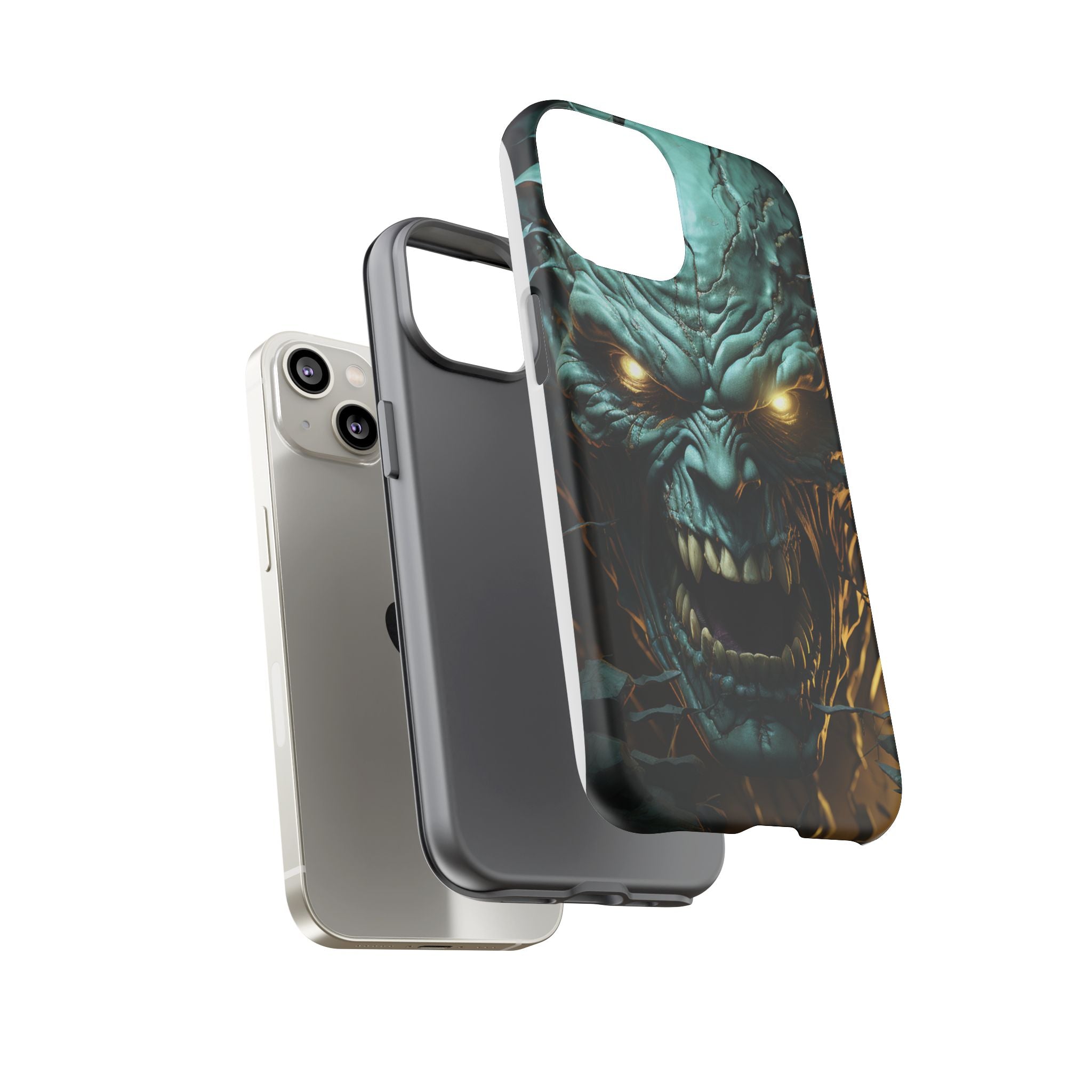 Monstrous Roar Hexagon Stone iPhone Case