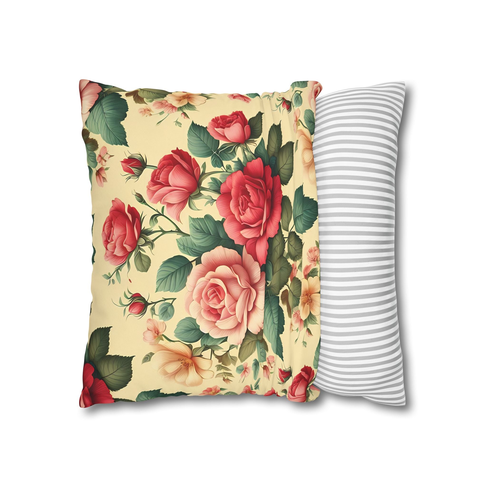 Vintage Rose Pillowcase - Floral Print