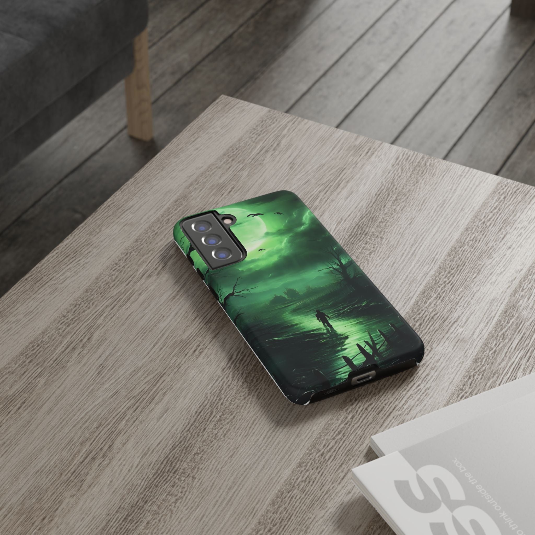 Eerie Swamp Moon Samsung Case