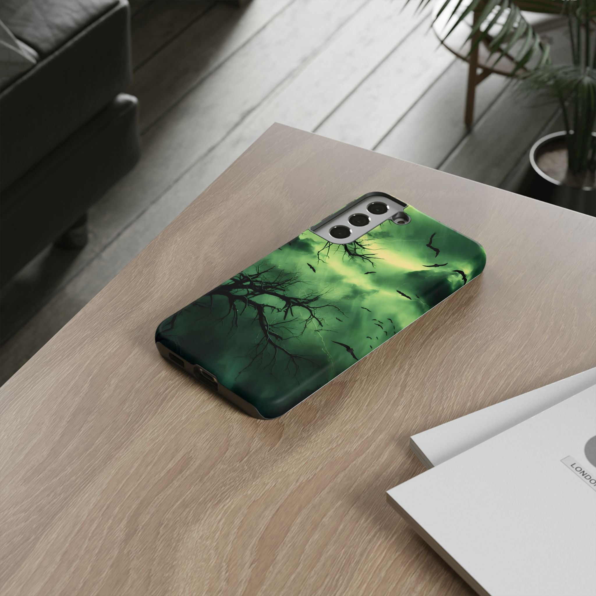 Gothic Green Forest Samsung Case