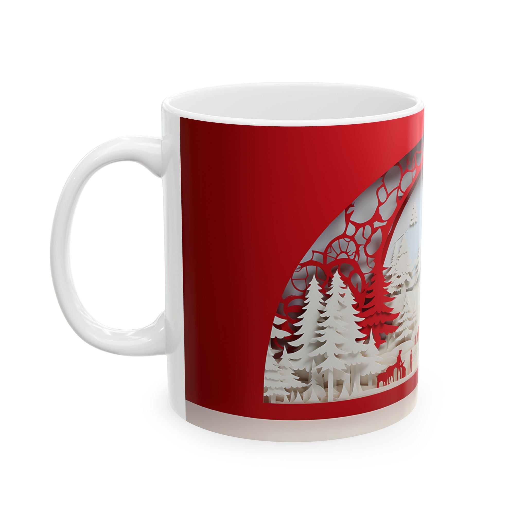 Winter Wonderland Papercut Mug