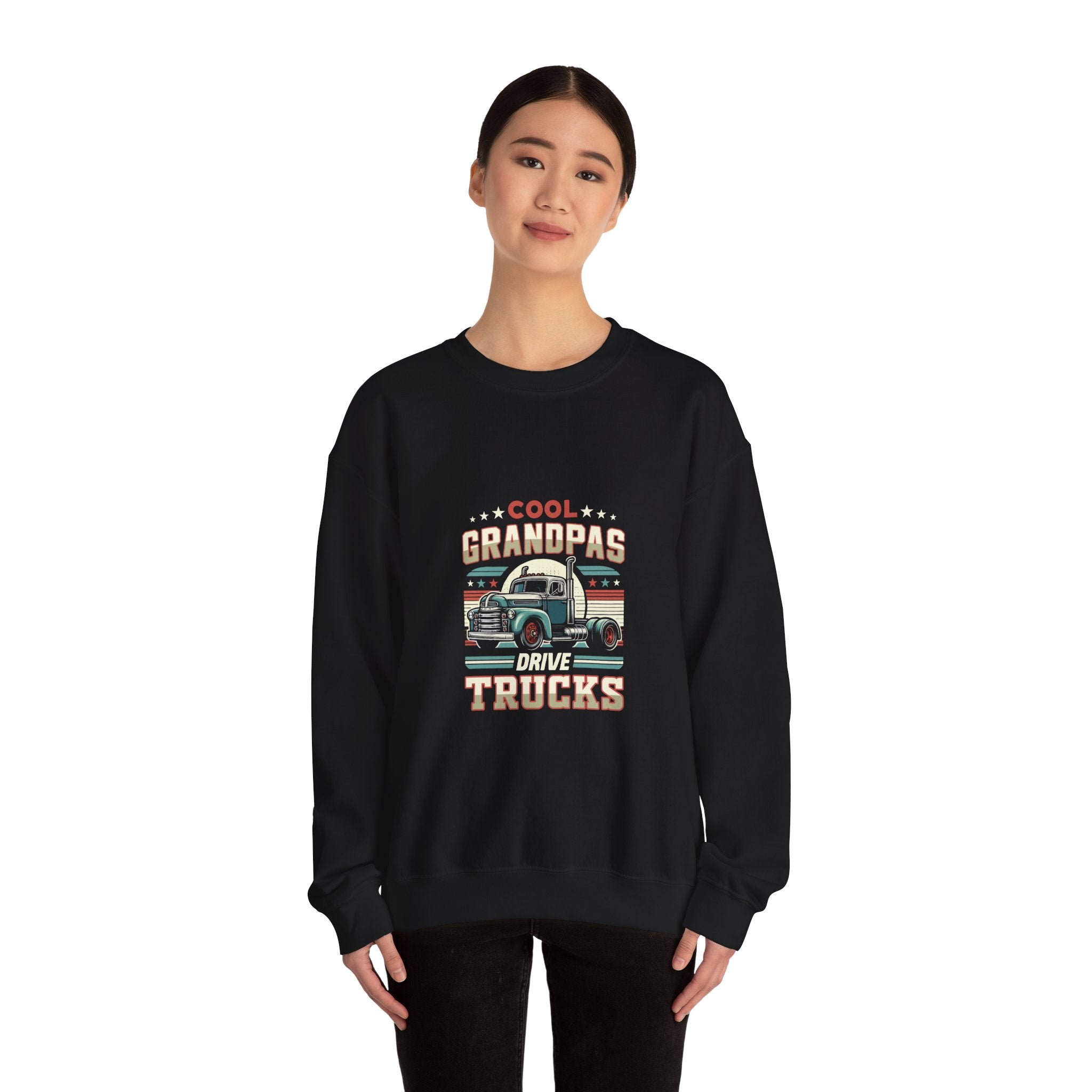 Grandpa's Cool Trucks Vintage Sweatshirt