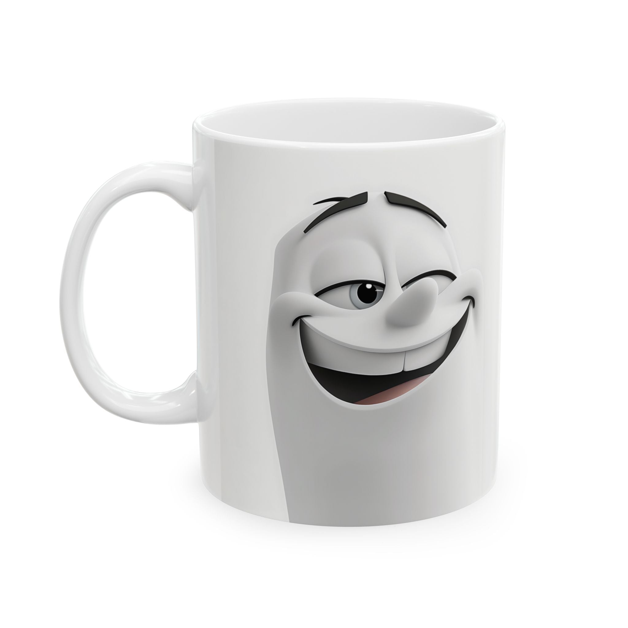 Happy Ghost Mug - Cute Cartoon Duo