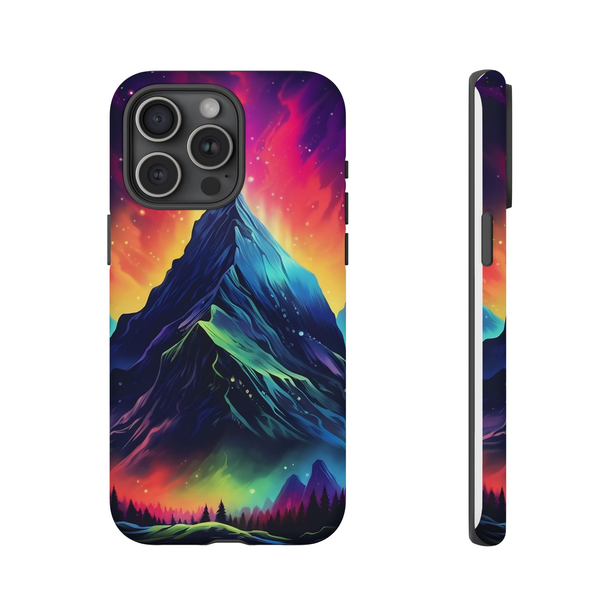 Cosmic Mountain iPhone Case - Hexagon Stone