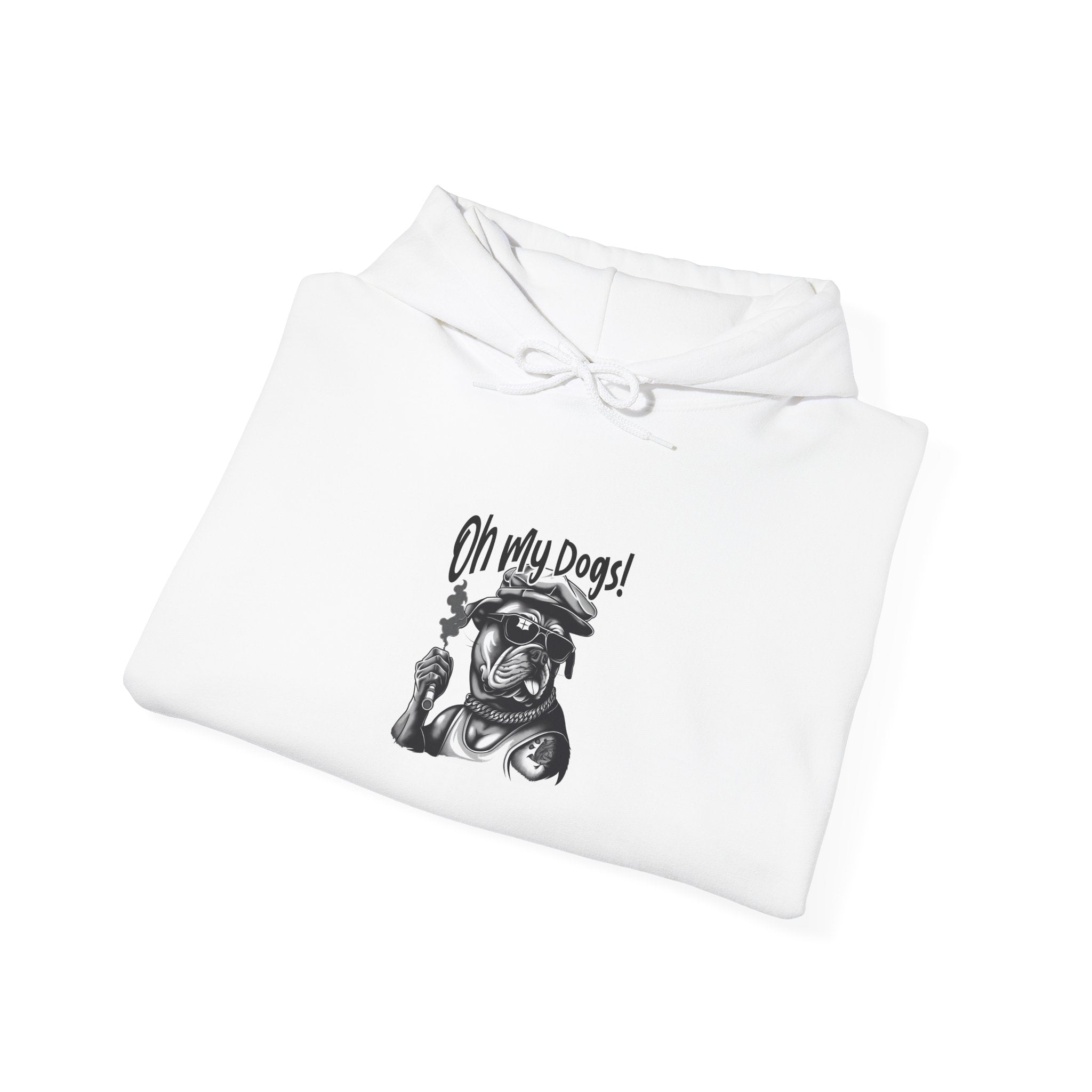 Oh My Dogs! Bulldog Gangster Hoodie