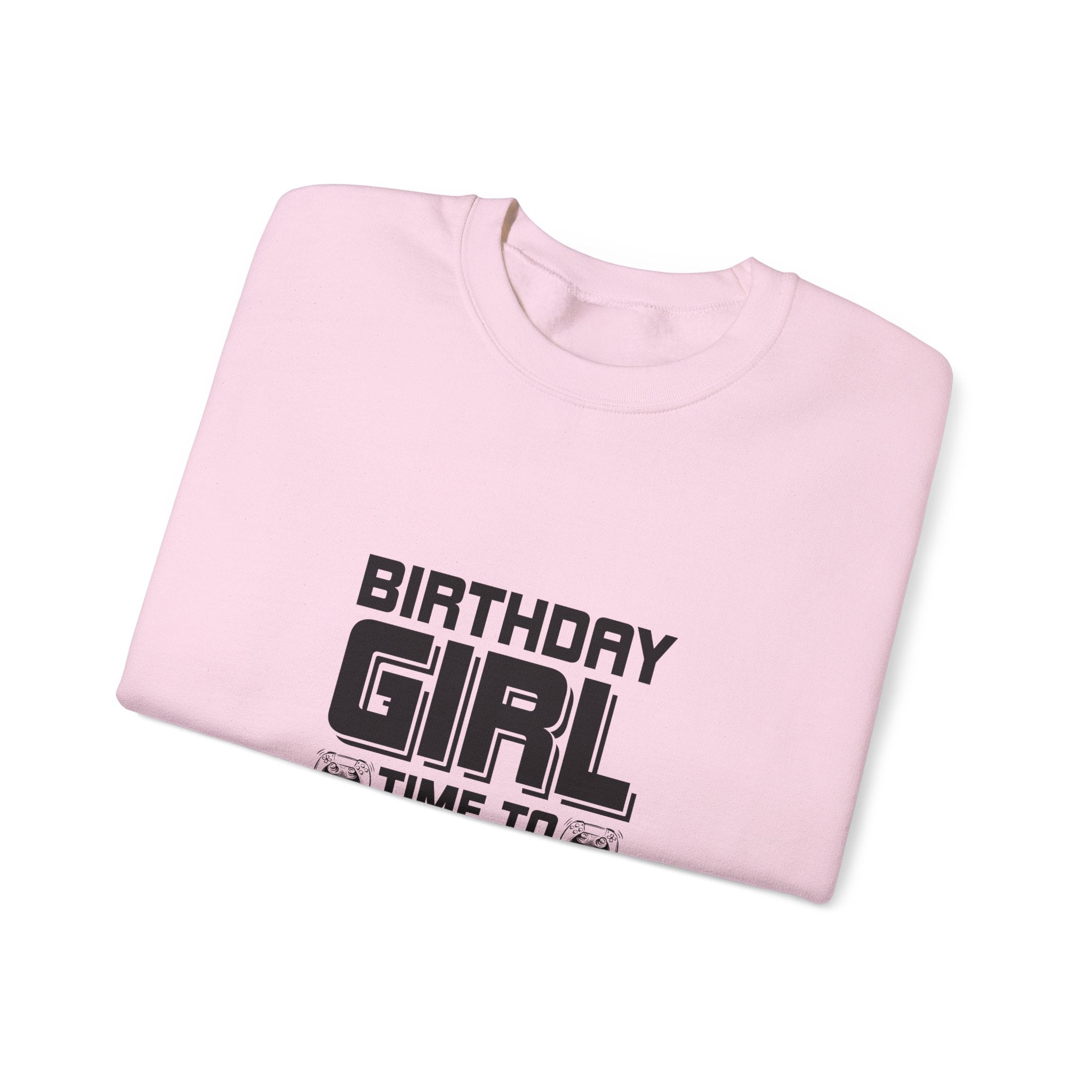 Birthday Girl Level Up Gamer Sweatshirt