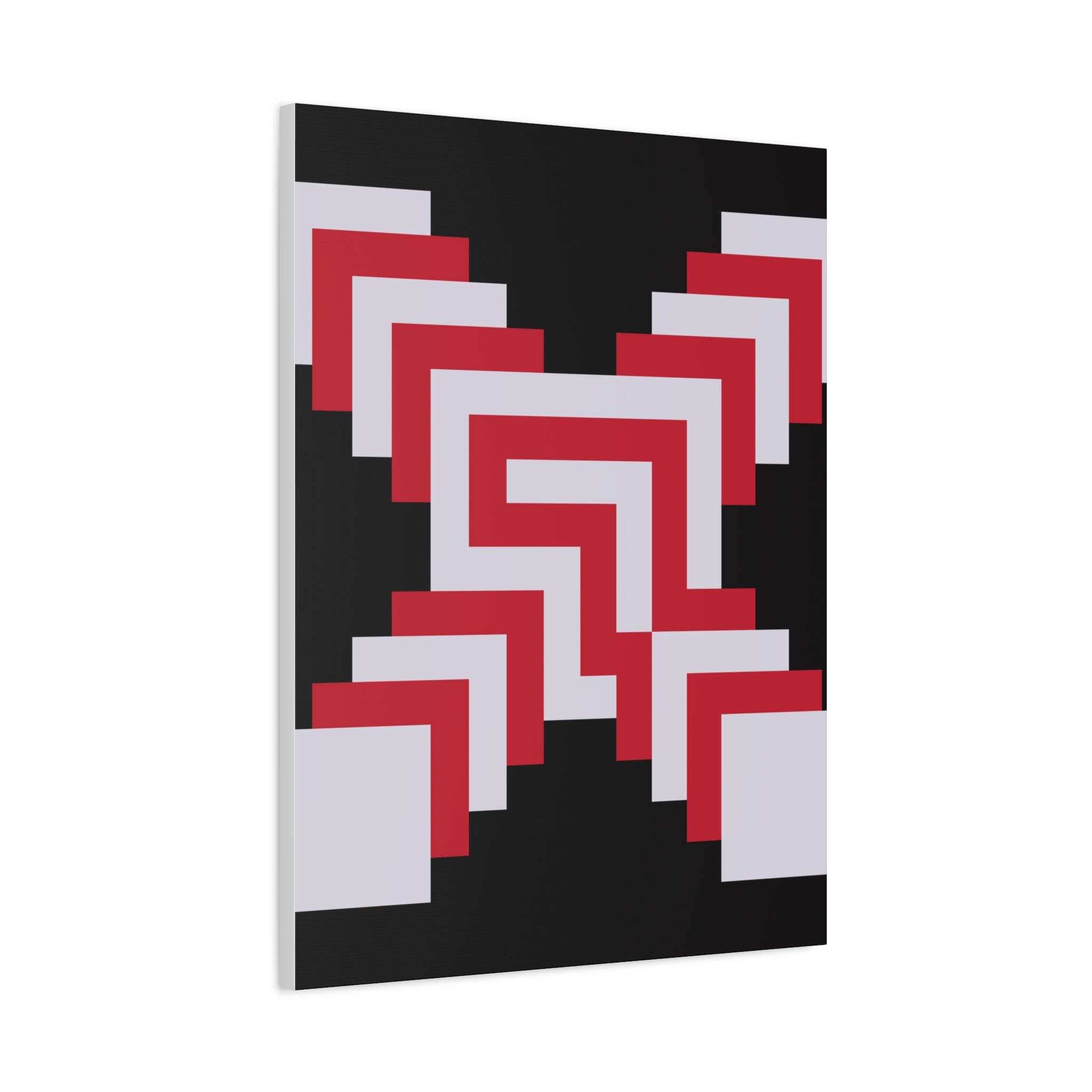 Geometric X Abstract Art Canvas Print