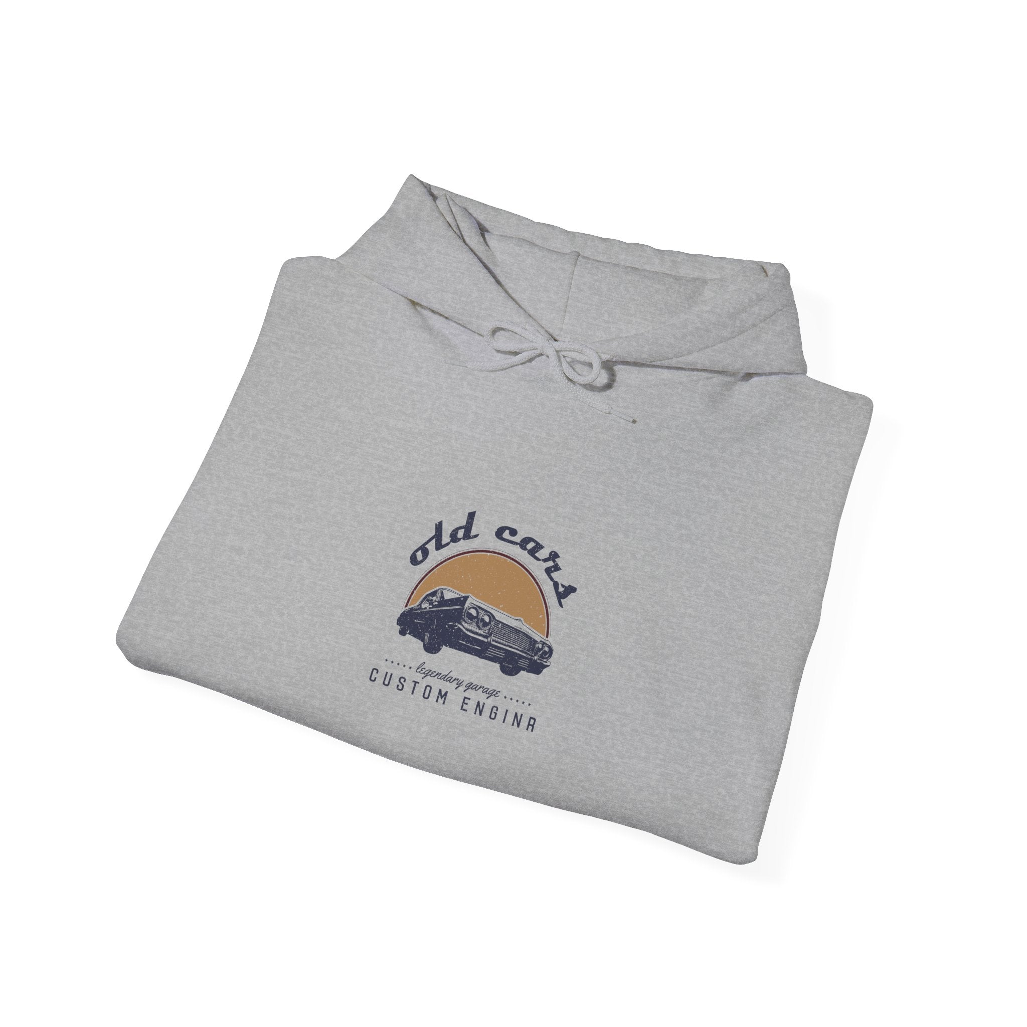 Vintage Cars Hoodie: Legendary Garage