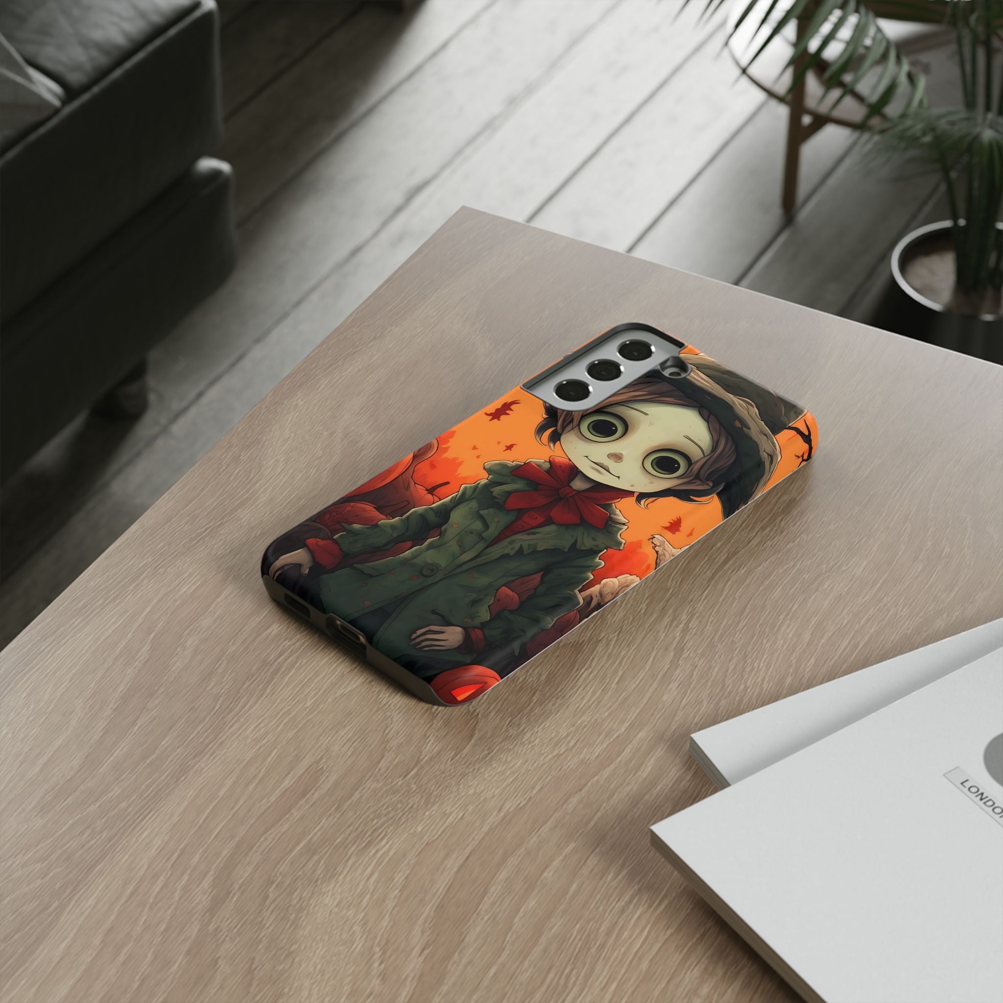 Spooky Autumn Child Samsung Case