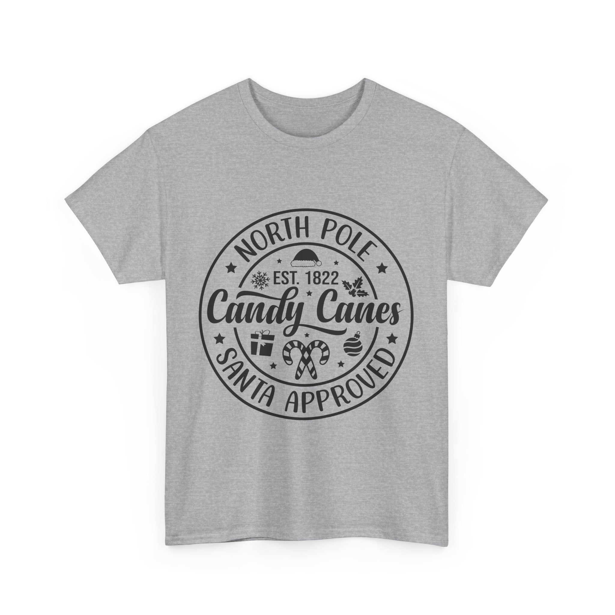 North Pole Candy Canes Christmas T-Shirt