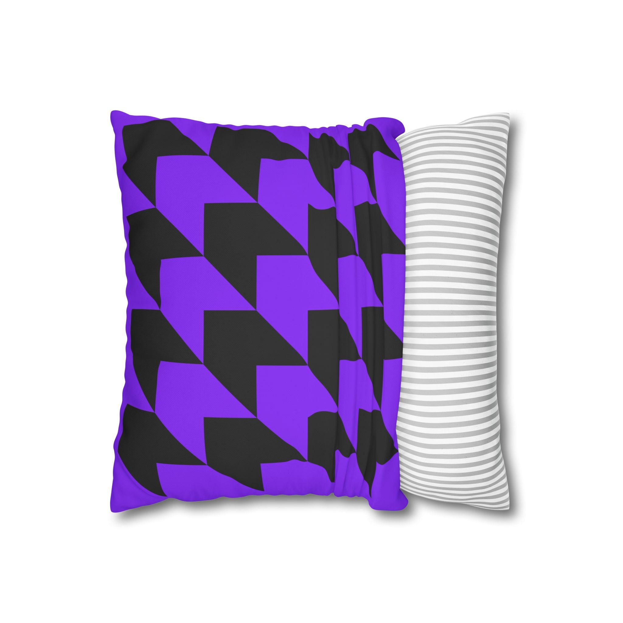 Geometric Purple Arrow Pillowcase