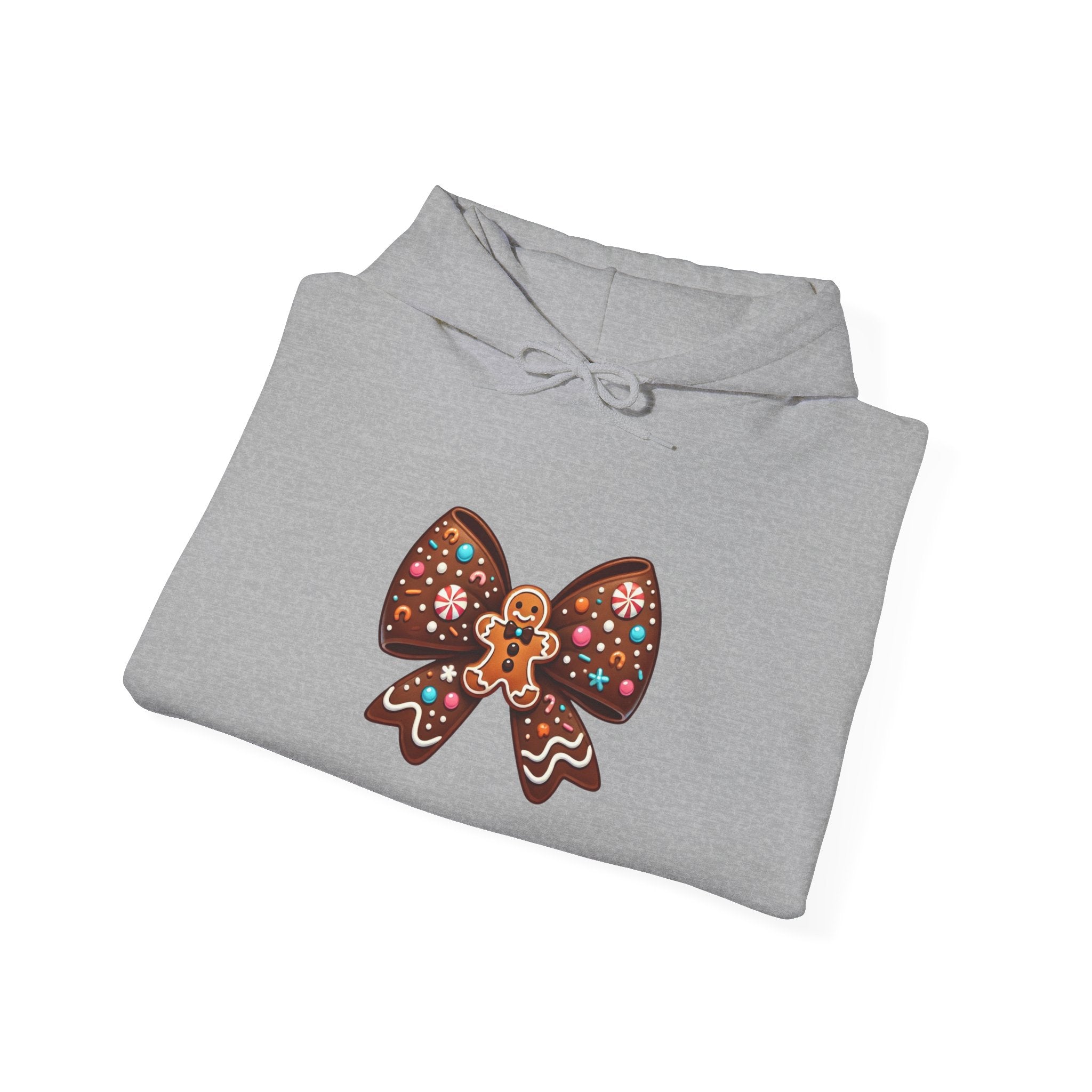 Gingerbread Bow Christmas Hoodie