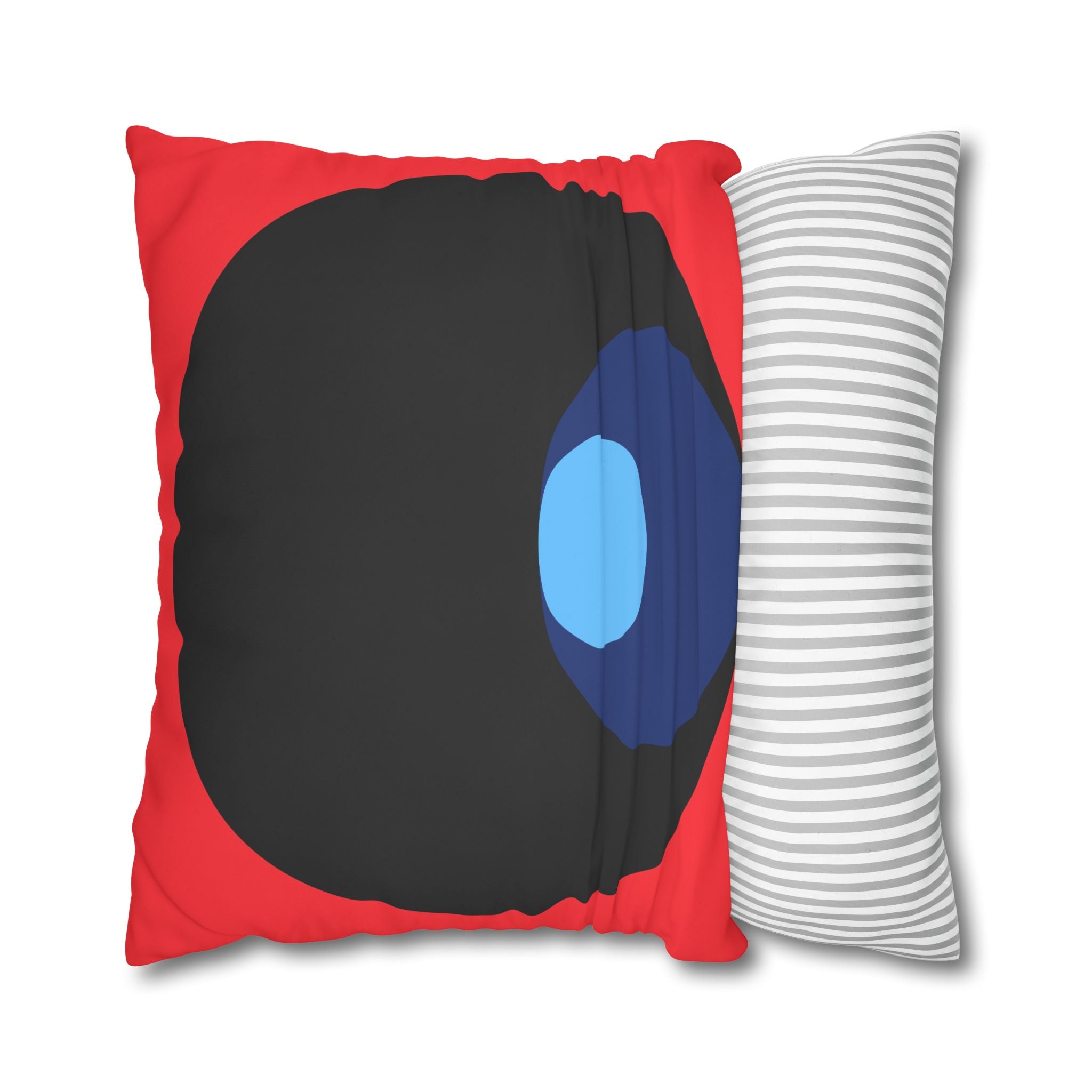 Abstract Circles Red Pillowcase