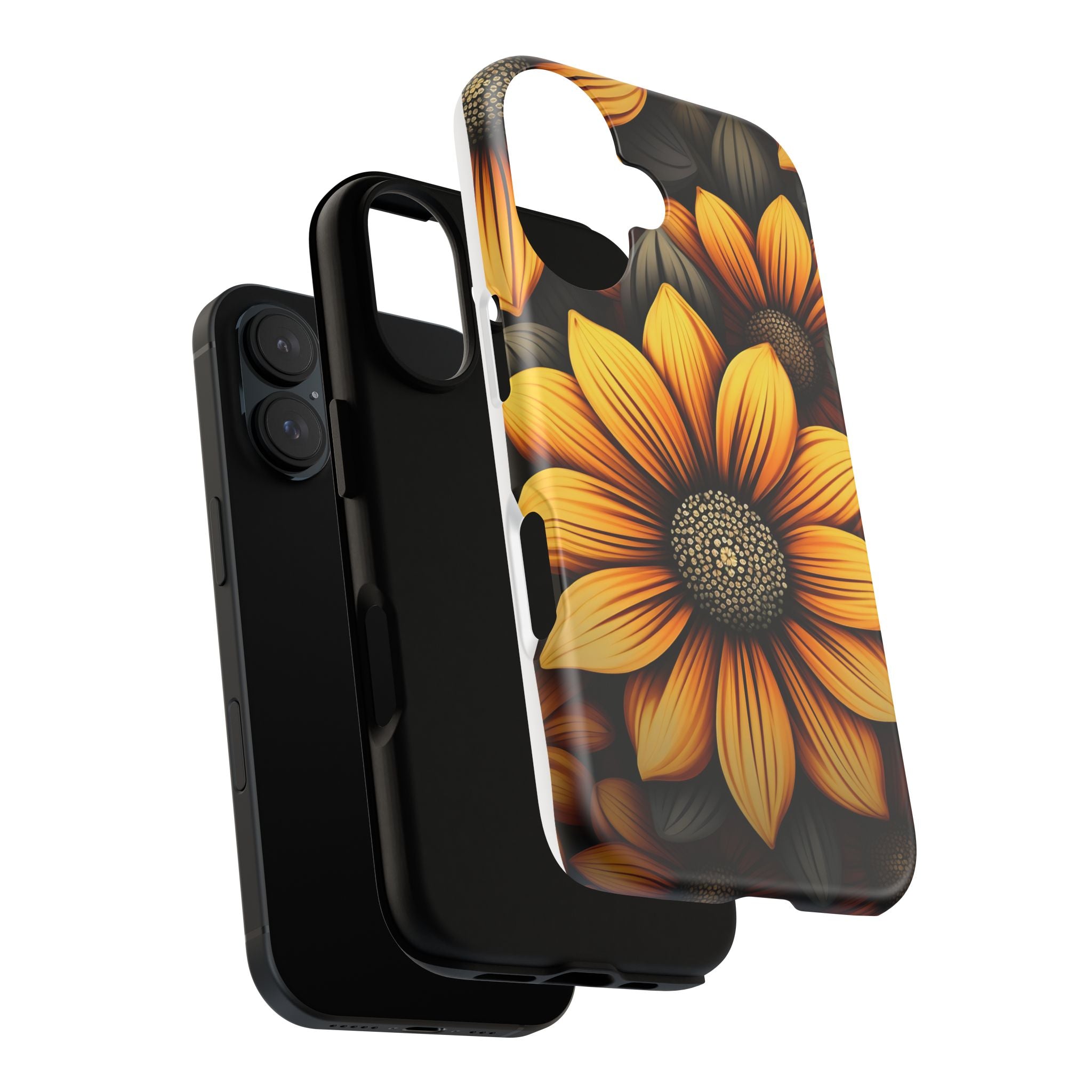 Sunburst Hexagon iPhone Case - Rugged Texture