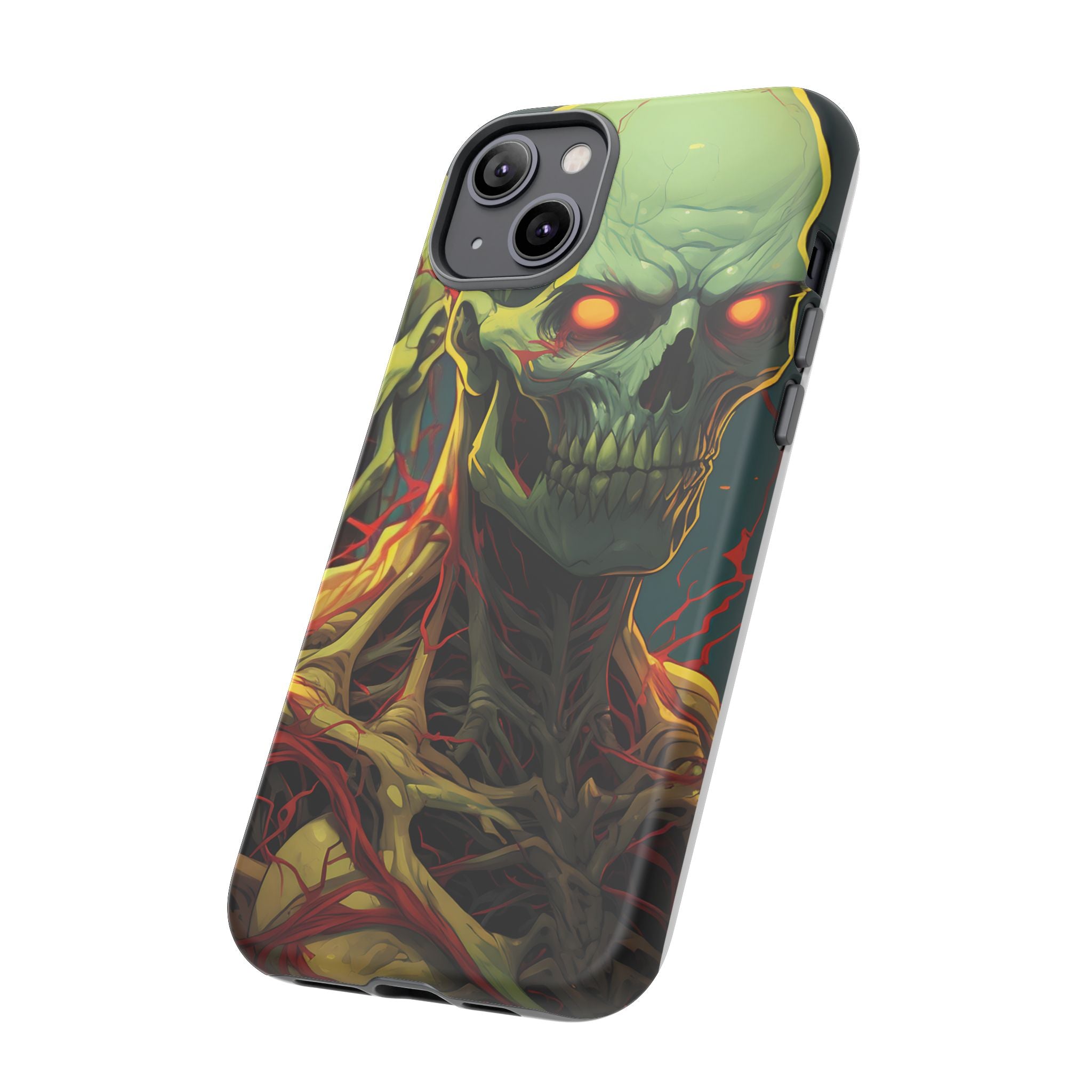 Glowing Skull Hexagon iPhone Case