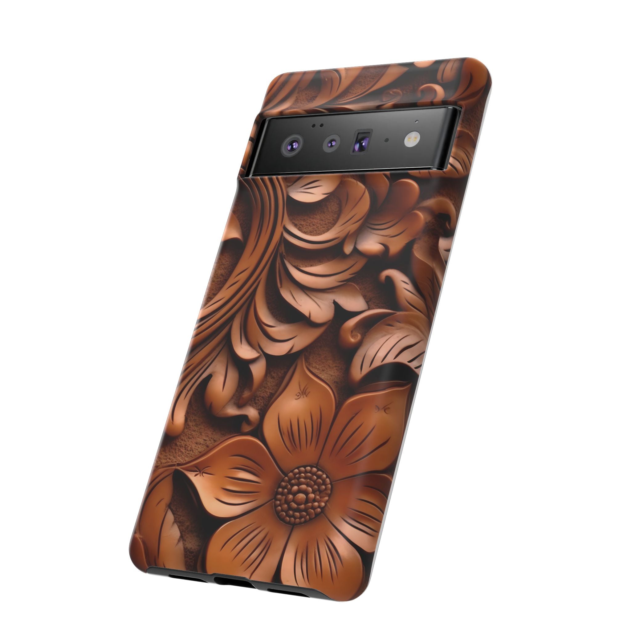 Intricate Wood Carving Design Google Pixel Case (All Models)