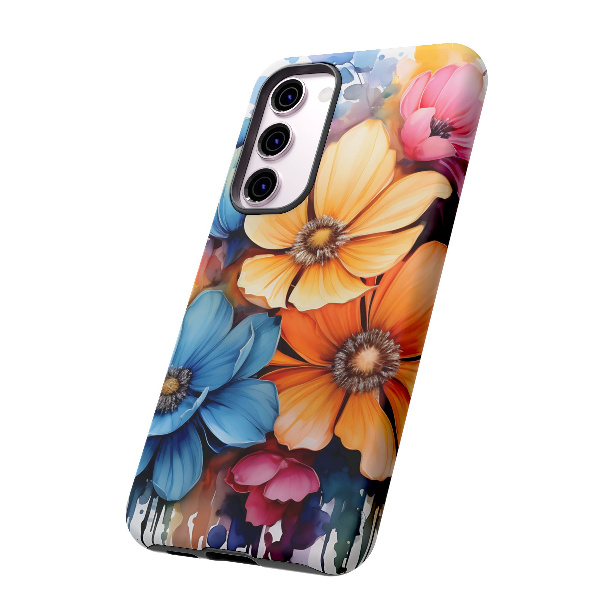 Vibrant Floral Watercolor Samsung Case