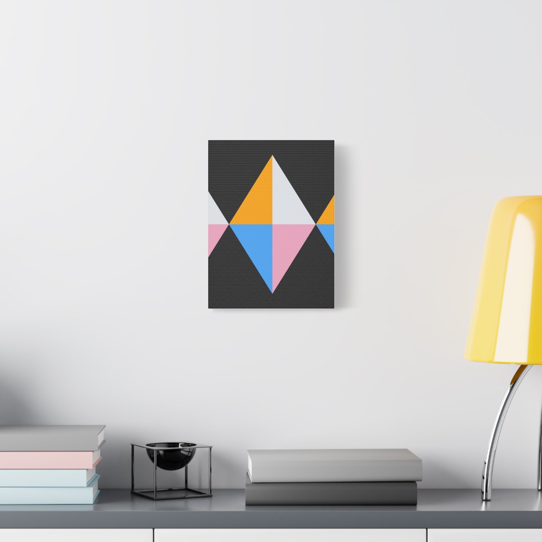 Geometric Triangle Canvas Wall Art