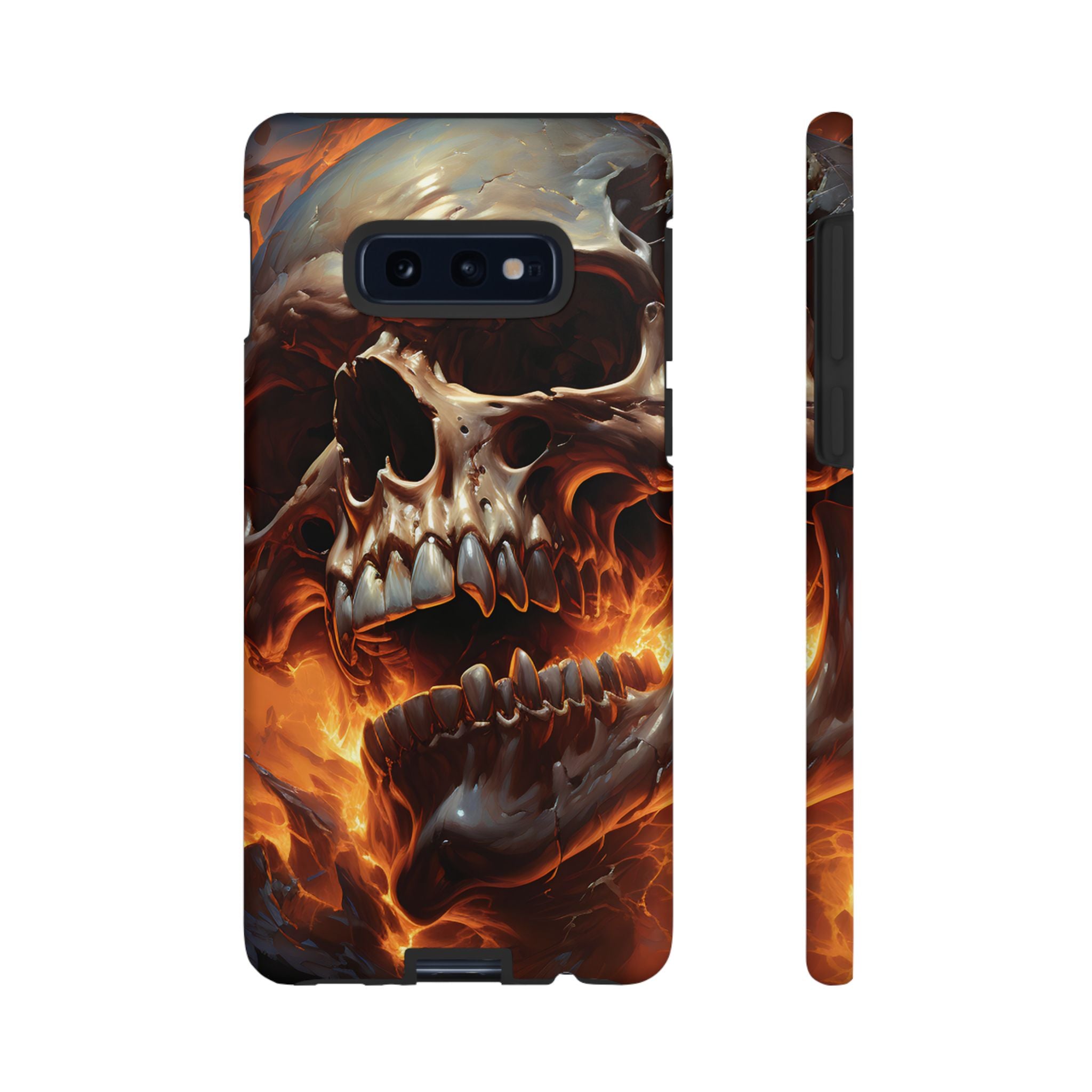 Fiery Skull Samsung Phone Case