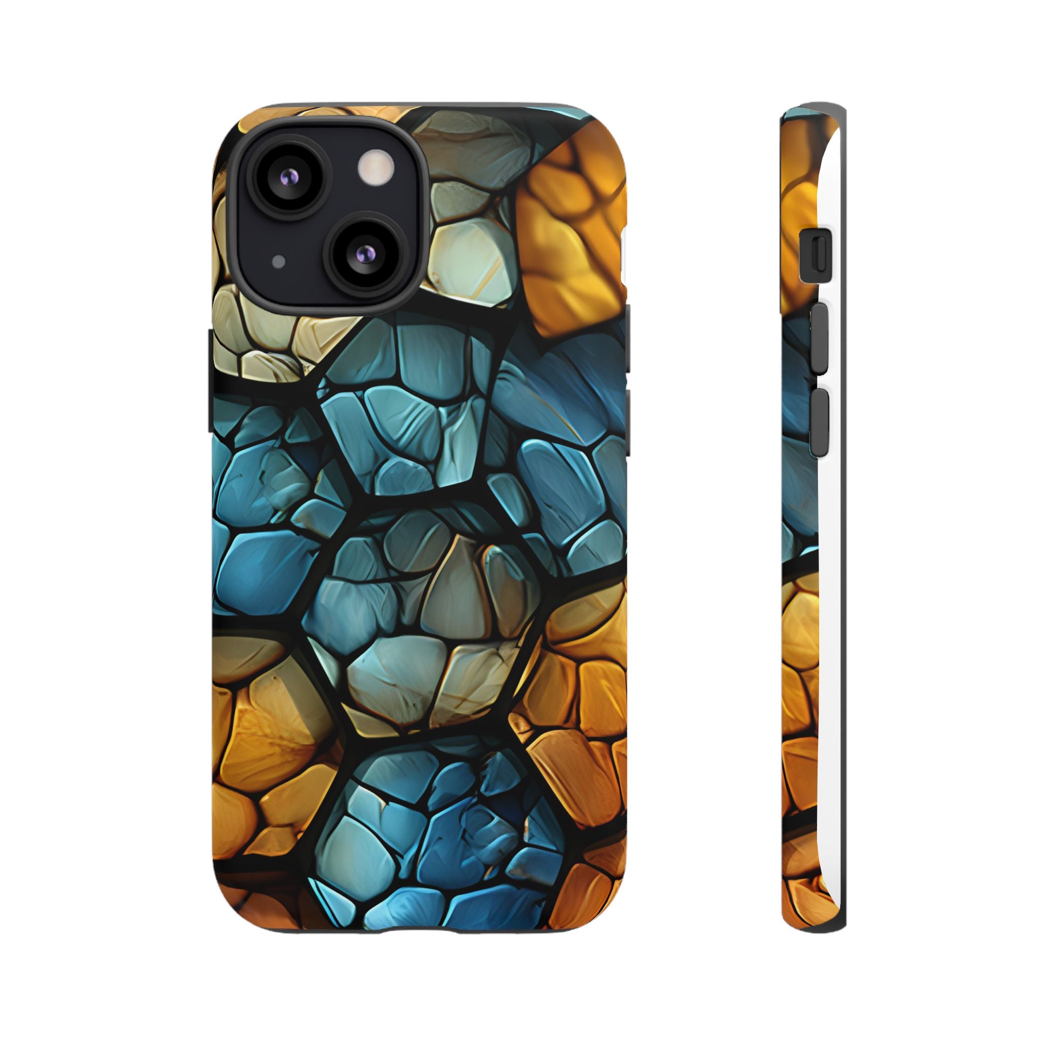 Abstract Stone Mosaic iPhone Case