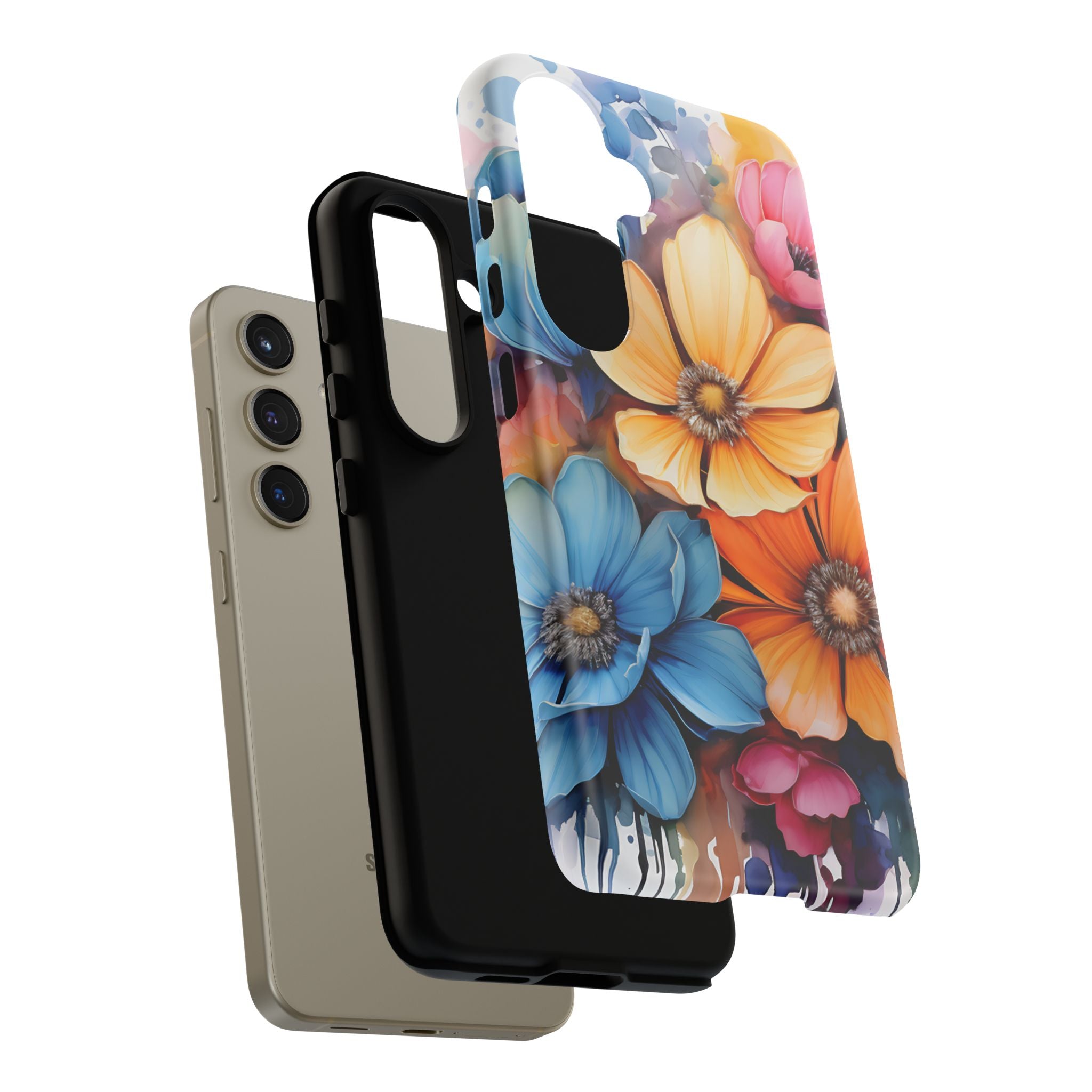 Vibrant Floral Watercolor Samsung Case