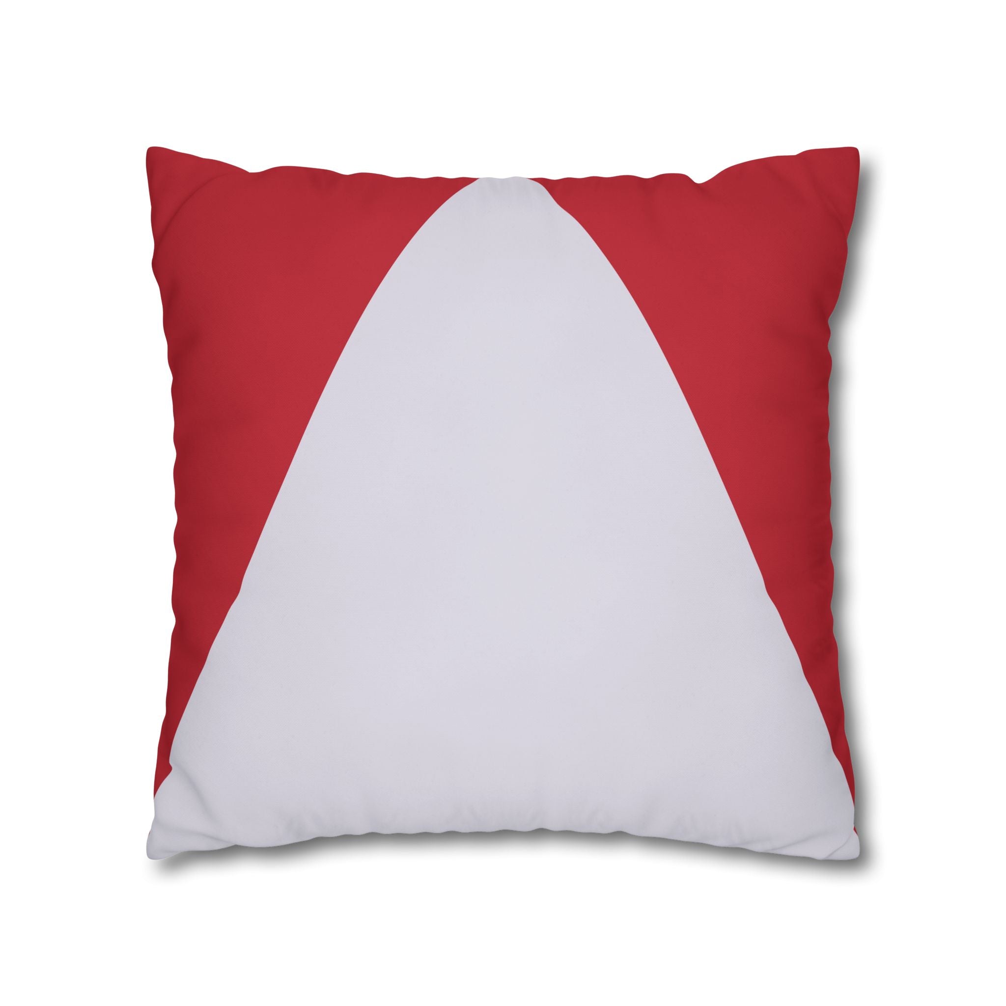 Geometric Crimson & Lavender Pillowcase