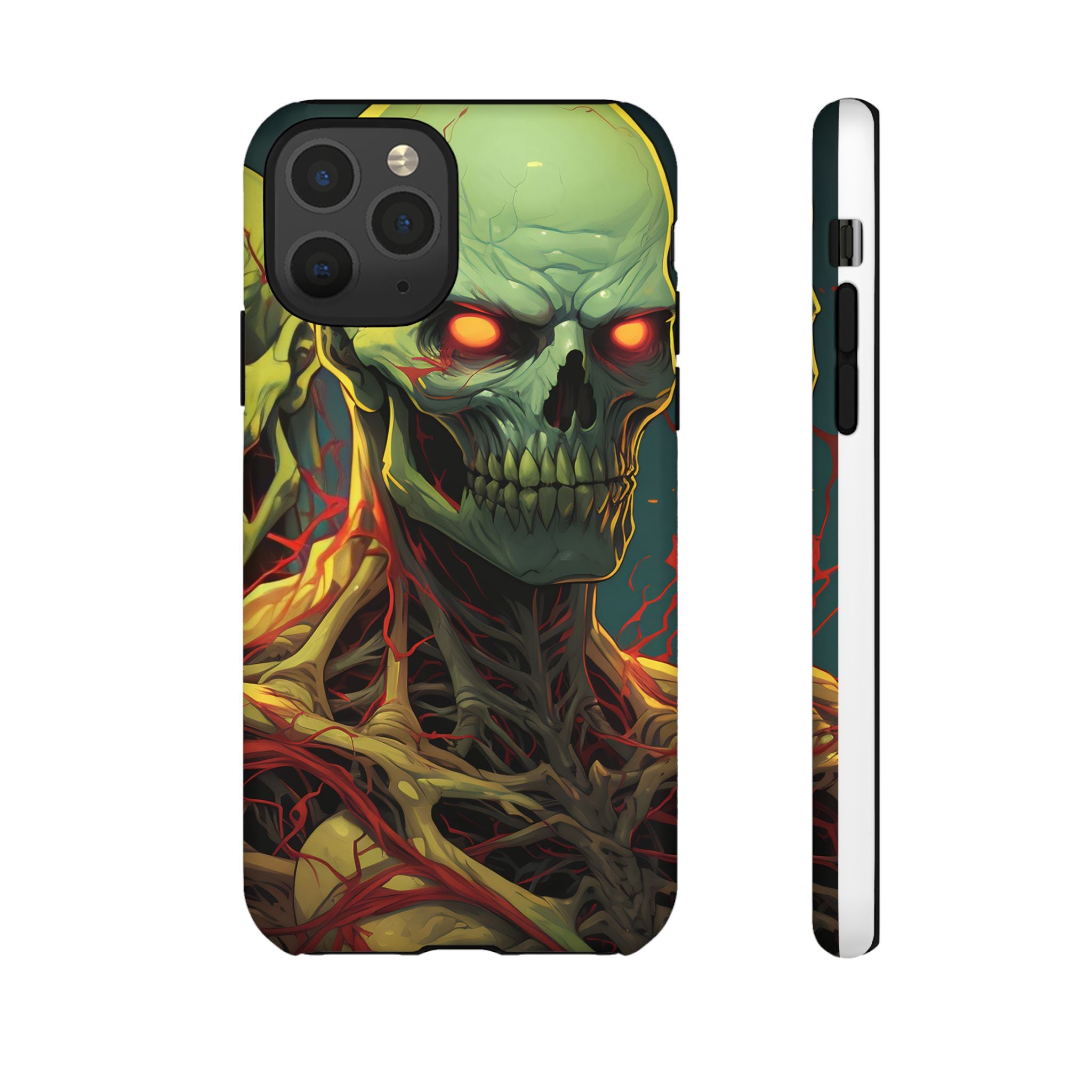 Glowing Skull Hexagon iPhone Case