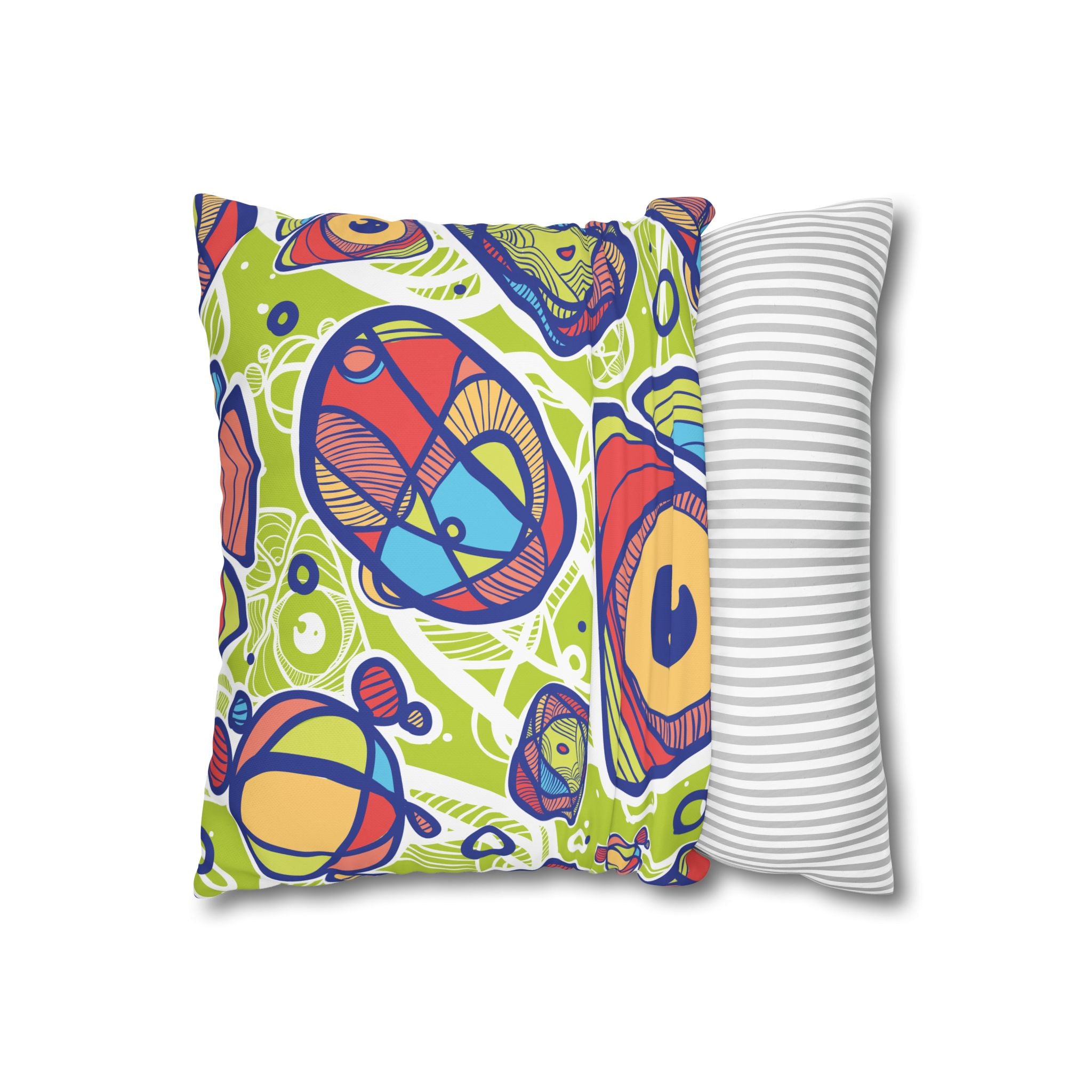 Psychedelic Geo Pillowcase - Vivid Dreams