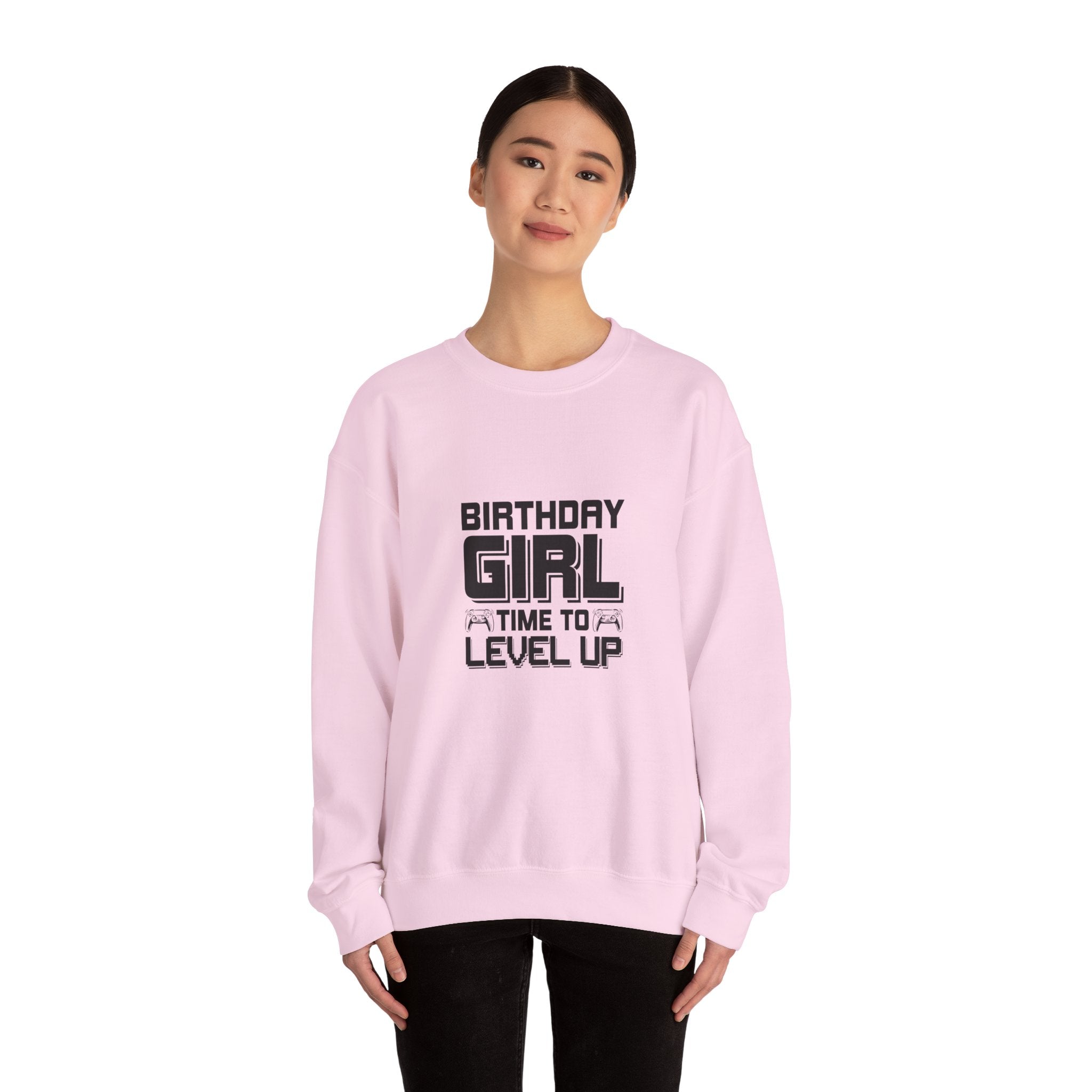 Birthday Girl Level Up Gamer Sweatshirt