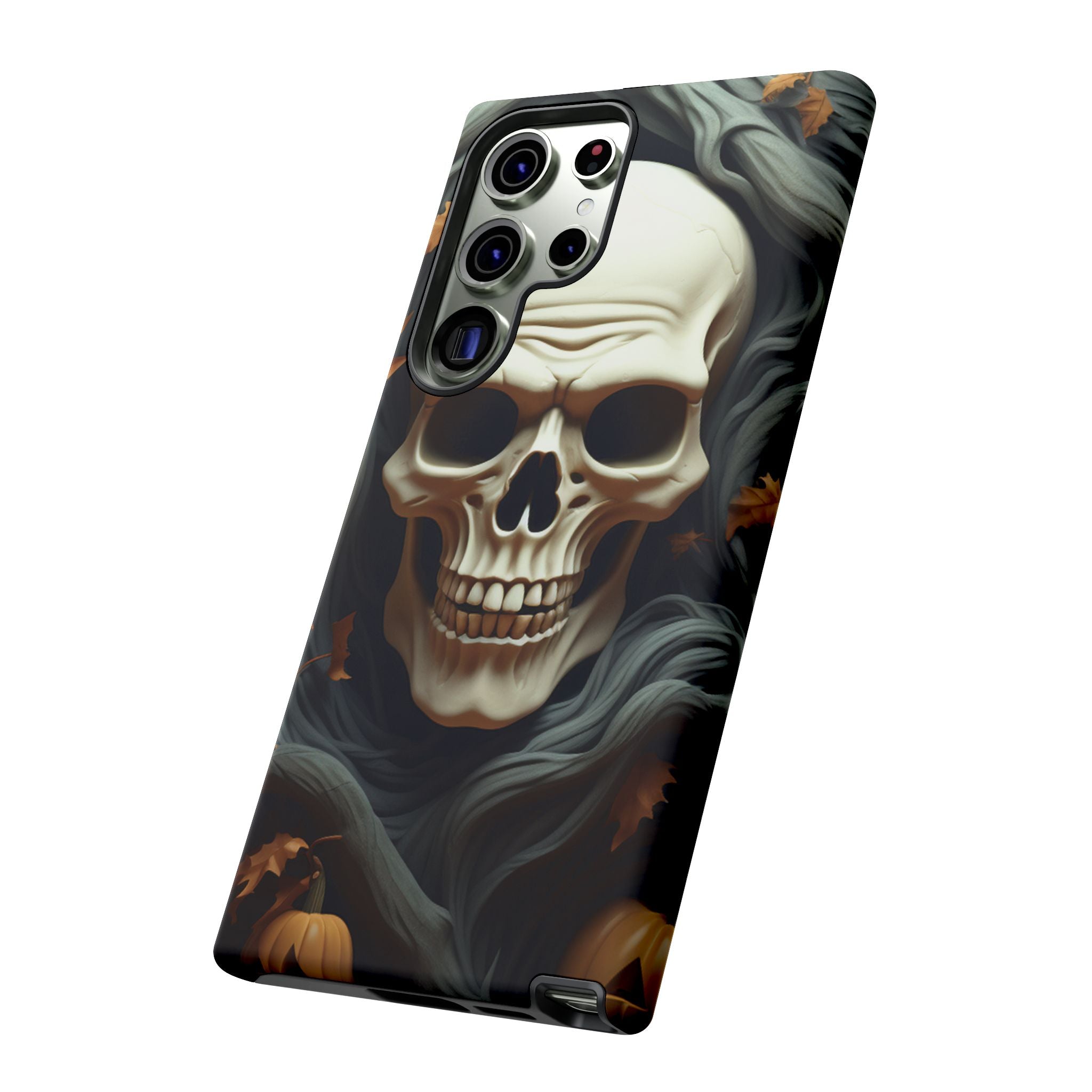 Spooky Skull Samsung Case: Halloween Edition